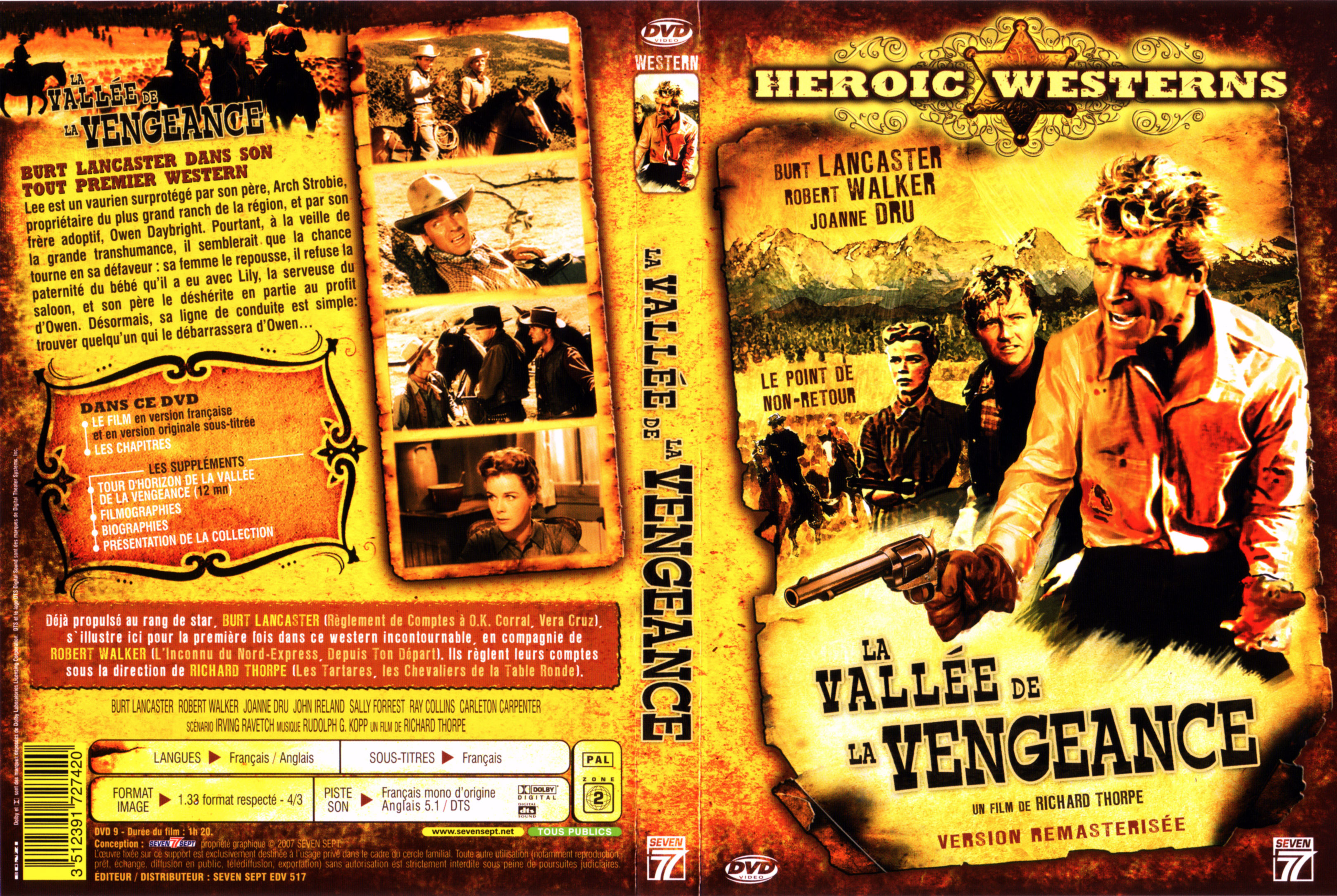 Jaquette DVD La valle de la vengeance v2