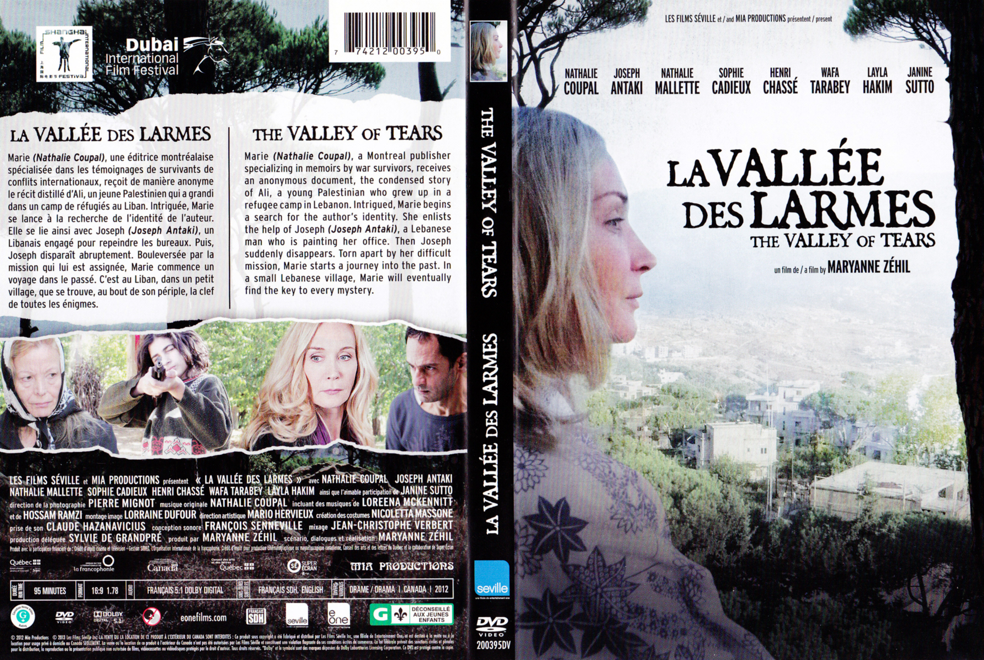 Jaquette DVD La valle des larmes (Canadienne)