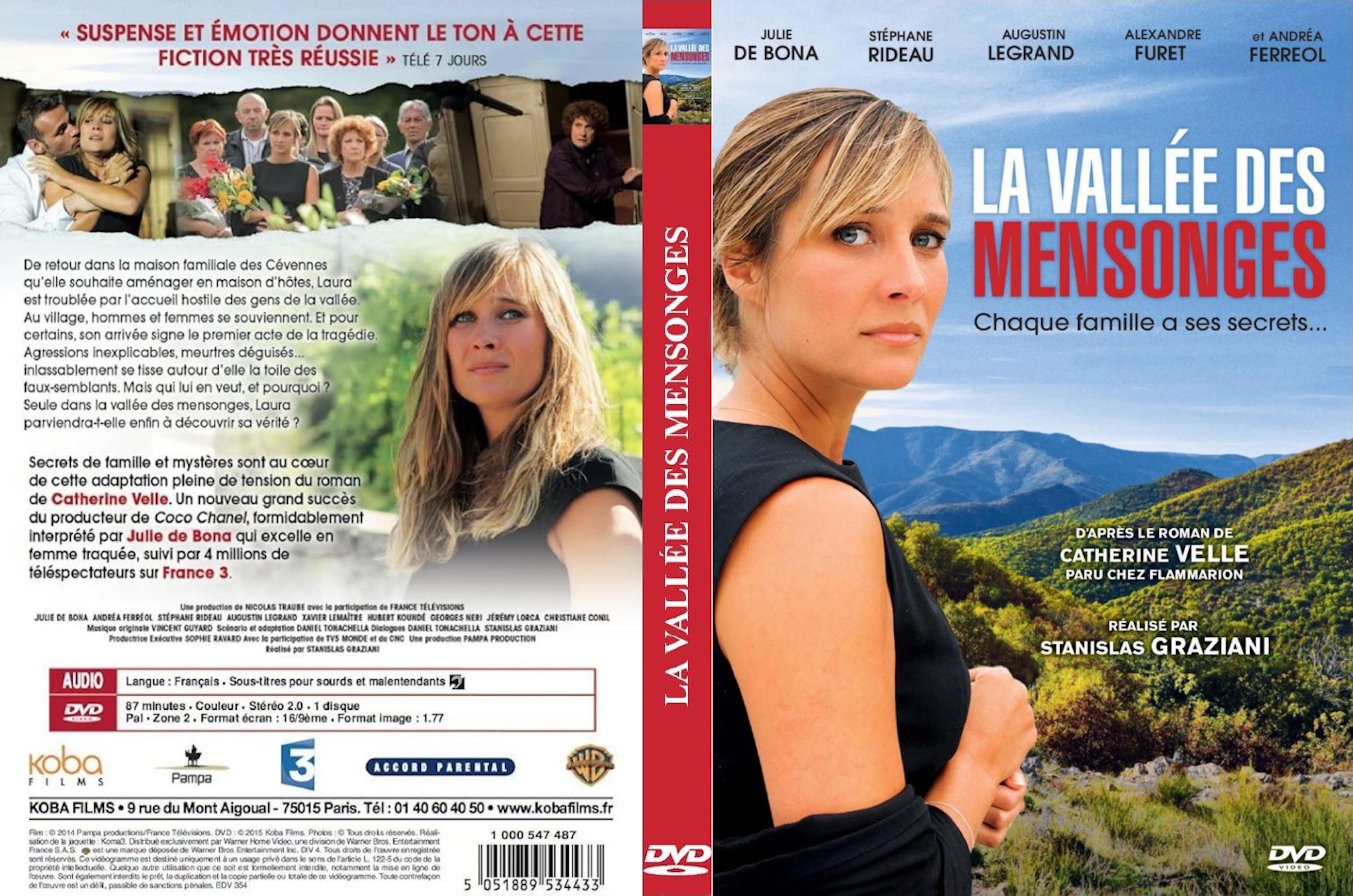 Jaquette DVD La vallee des mensonges Custom