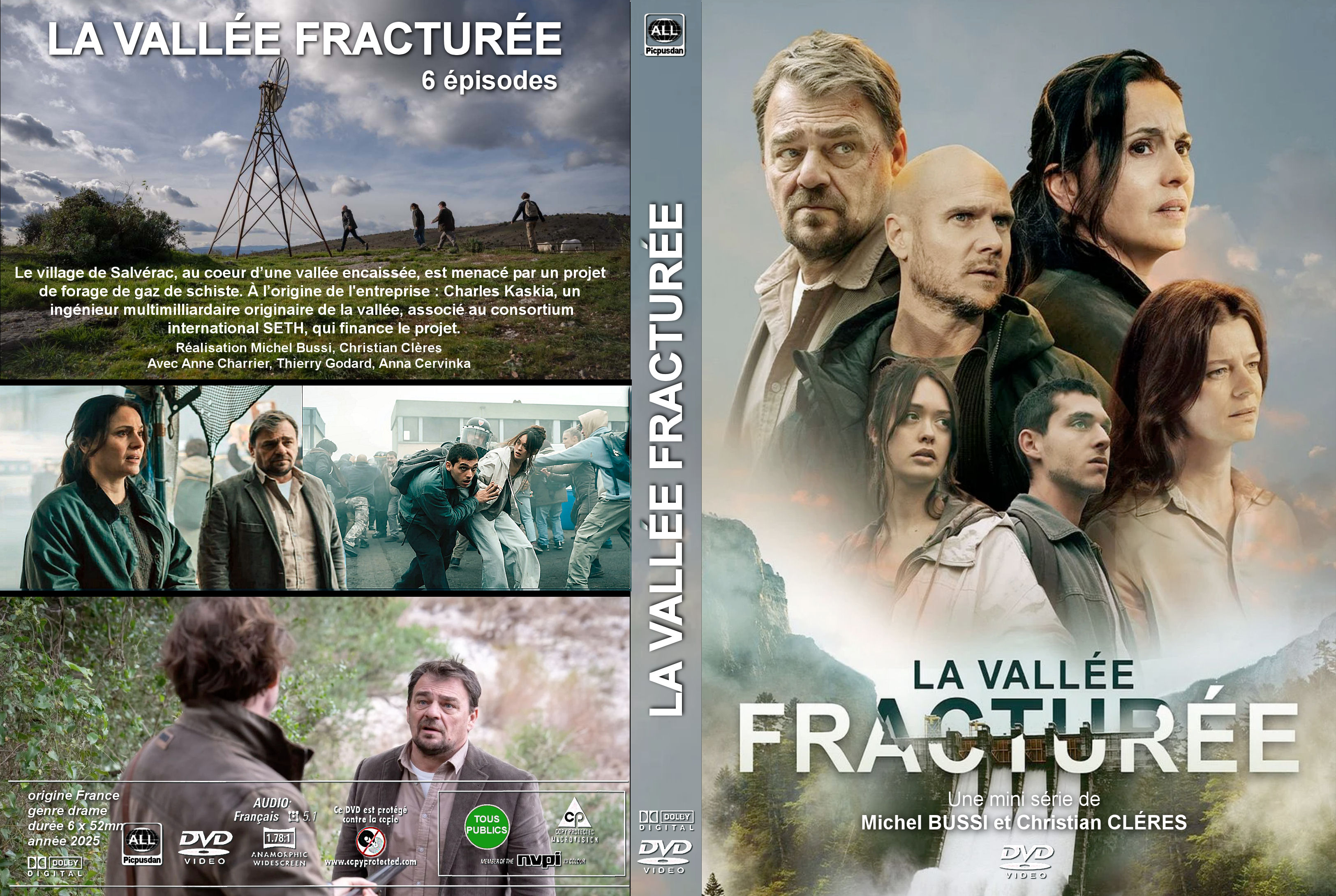 Jaquette DVD La vall�e fractur�e custom