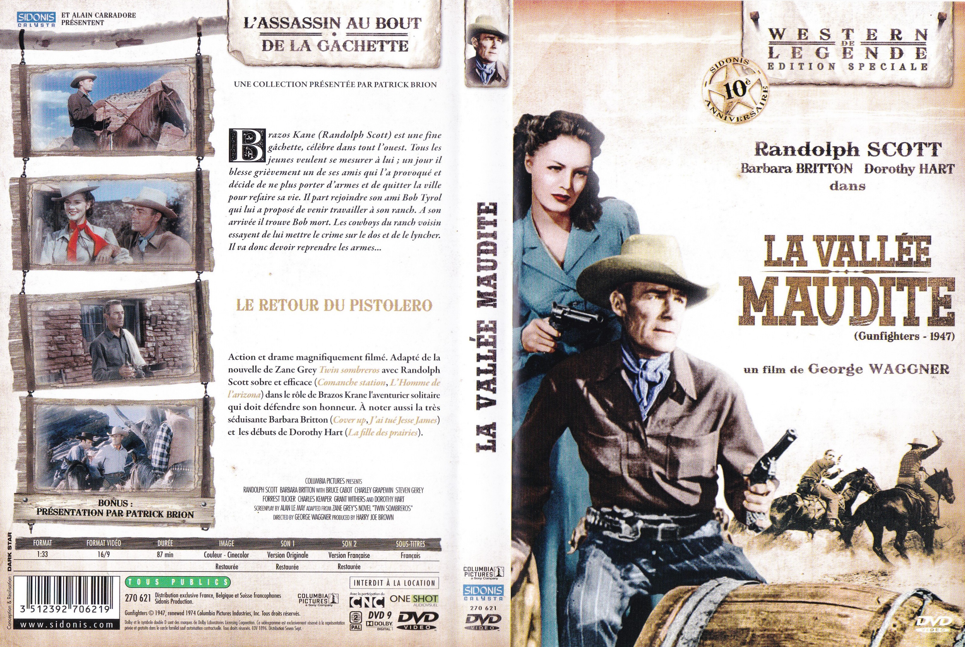 Jaquette DVD La valle maudite