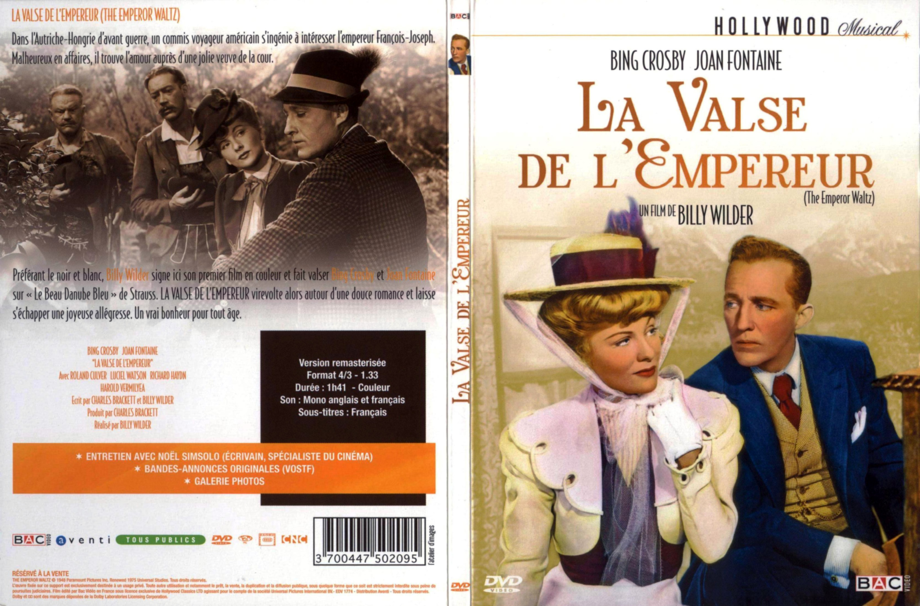 Jaquette DVD La valse de l