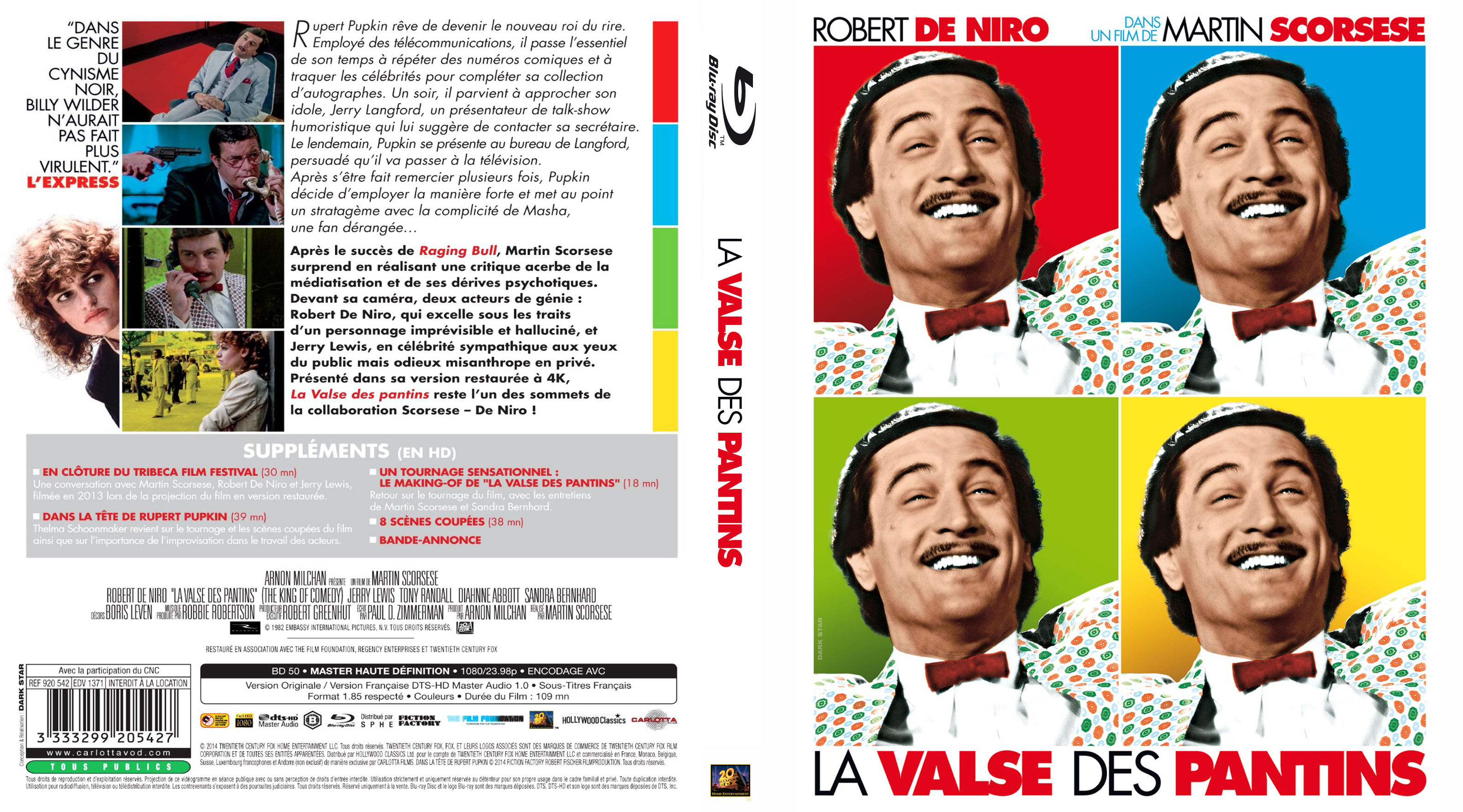 Jaquette DVD La valse des pantins (BLU-RAY)