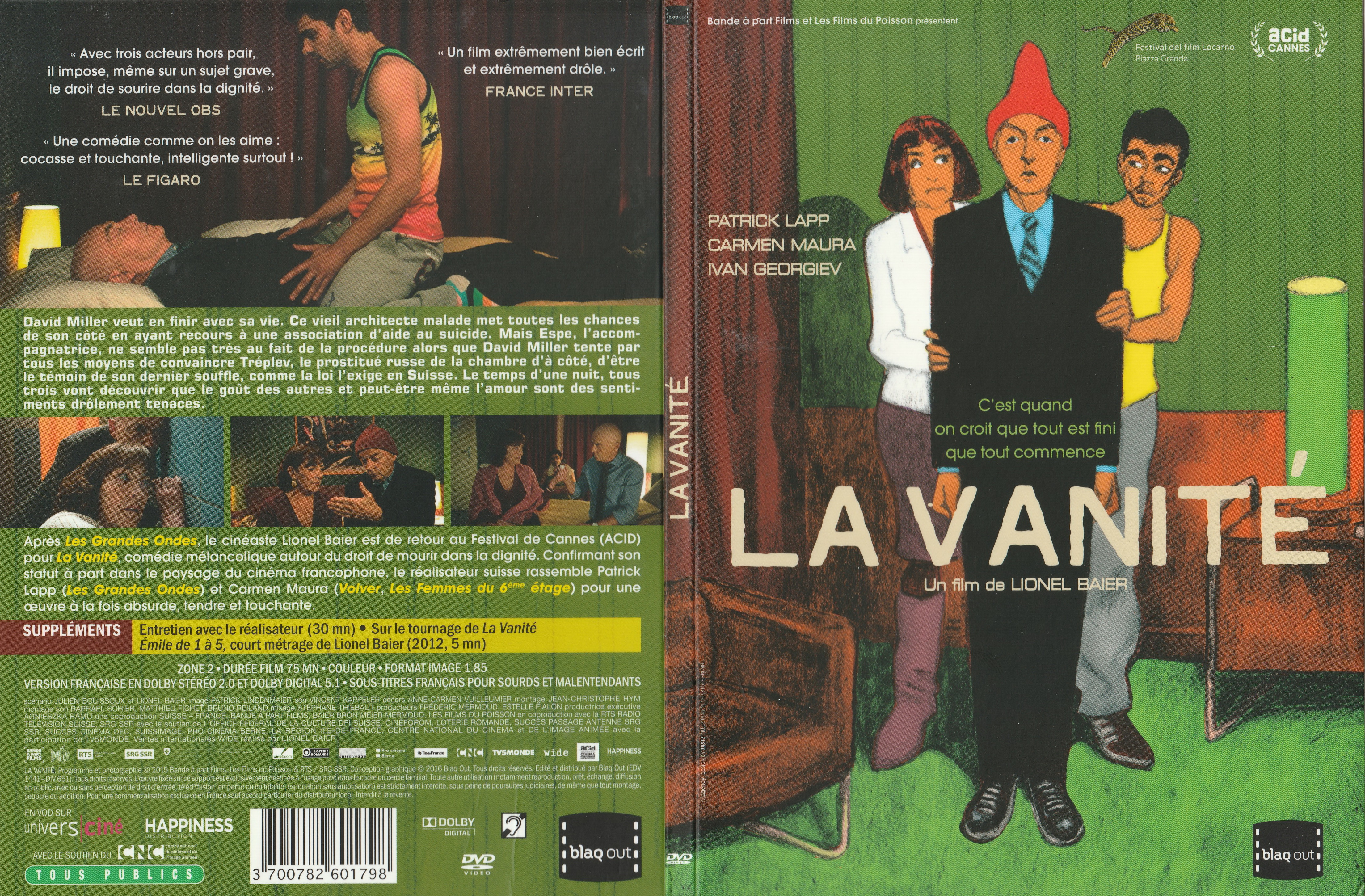 Jaquette DVD La vanit