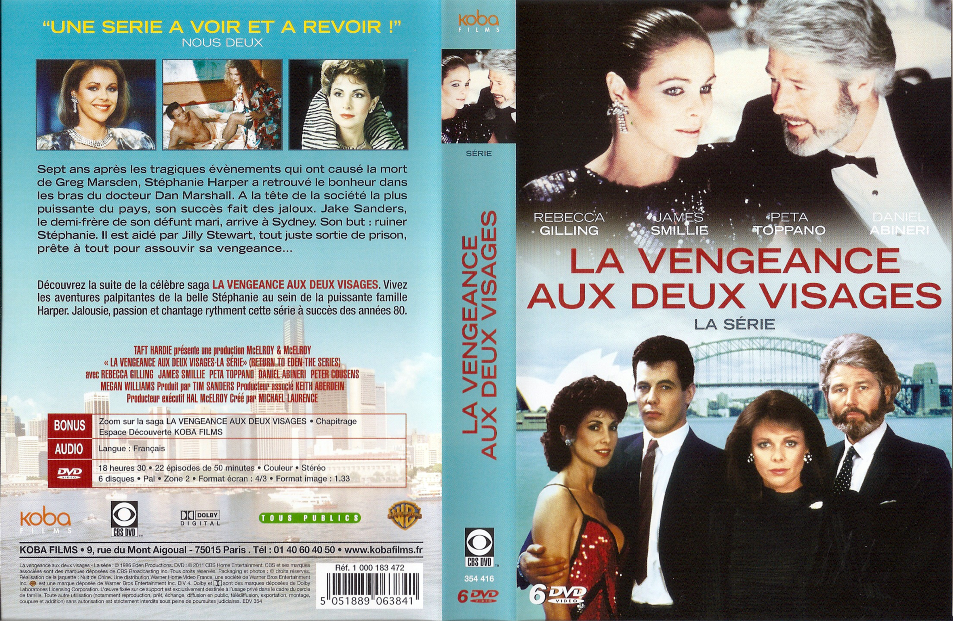 Jaquette DVD La vengeance aux deux visage - La srie