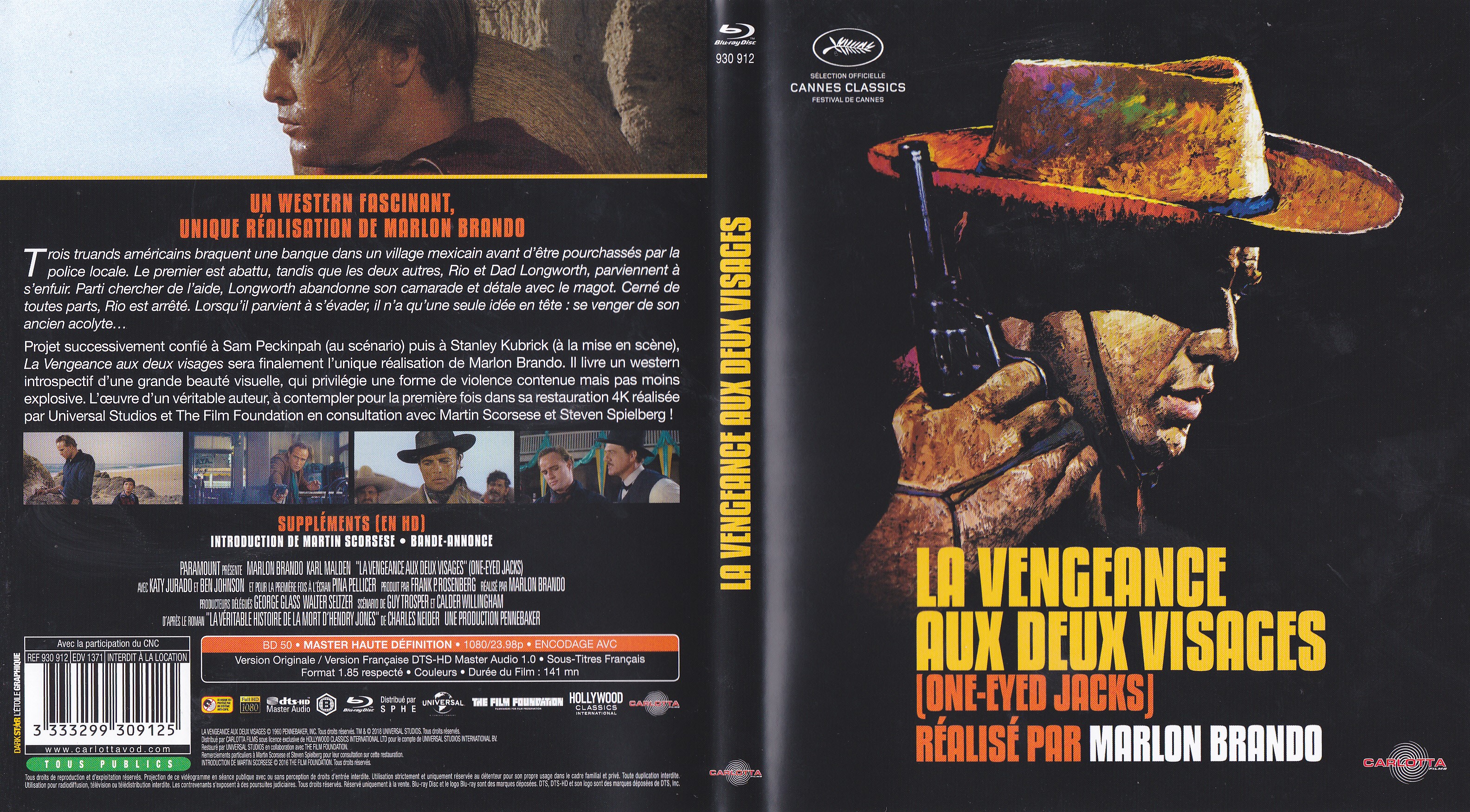 Jaquette DVD La vengeance aux deux visages (BLU-RAY)