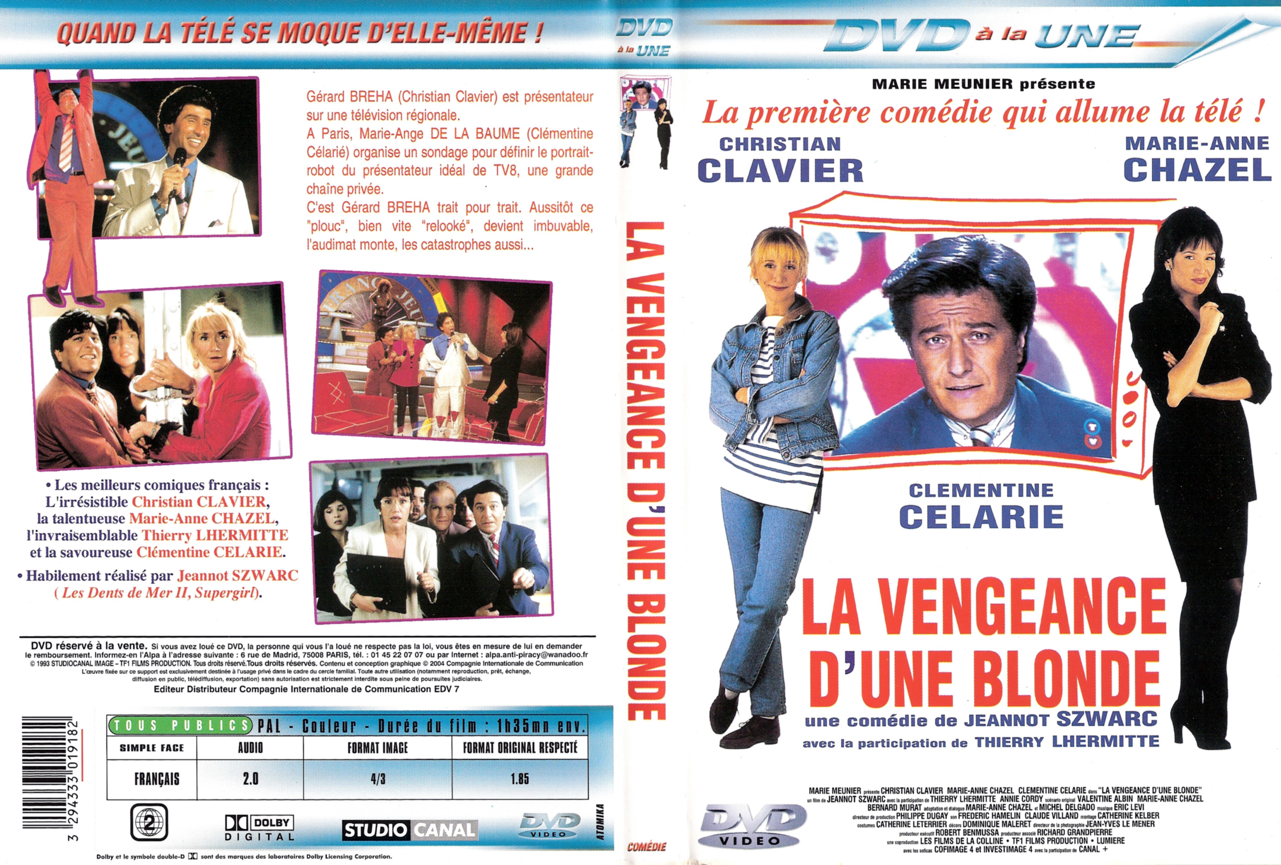 Actrices Du Film La Vengance D'Une Blonde 101