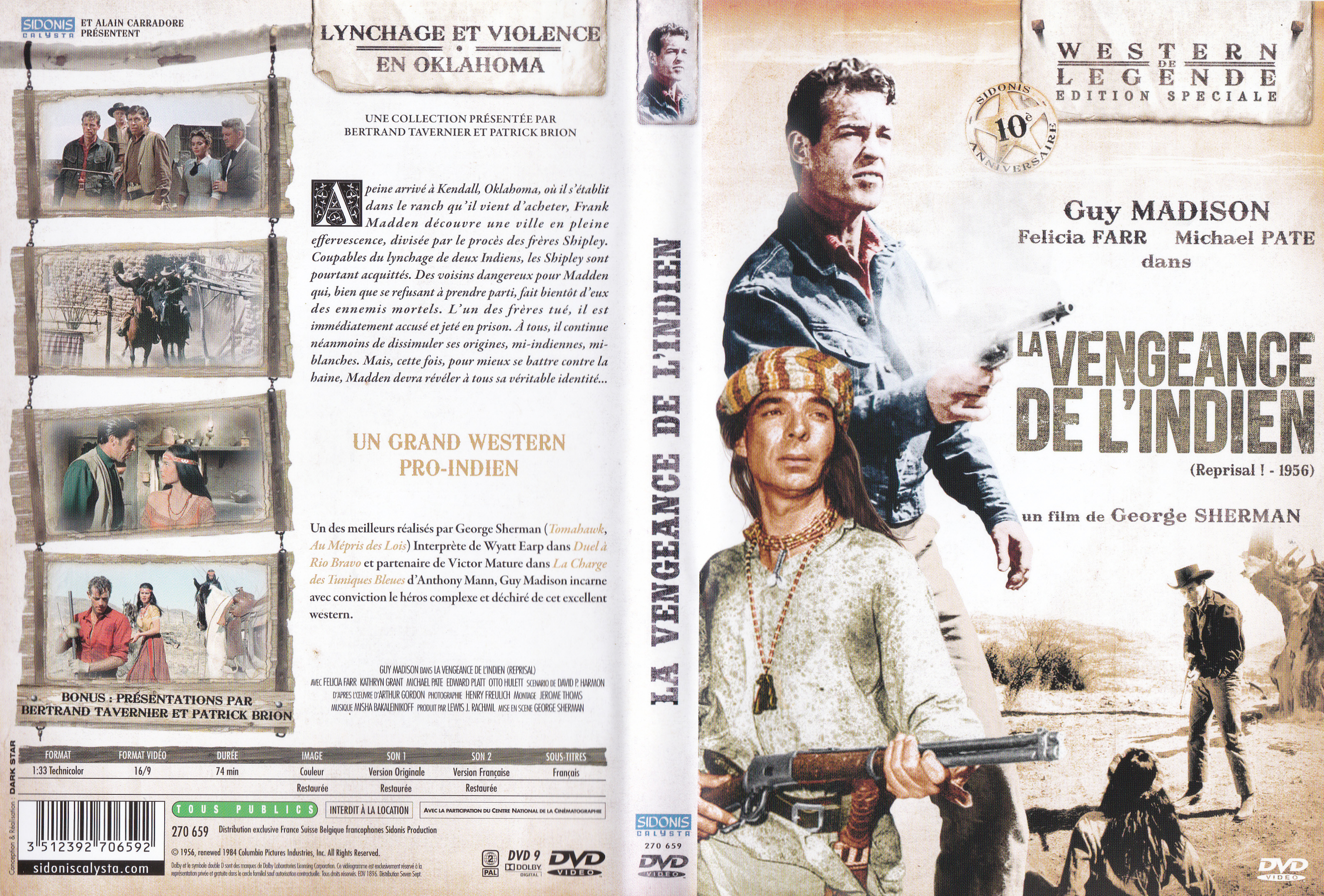 Jaquette DVD La vengeance de l