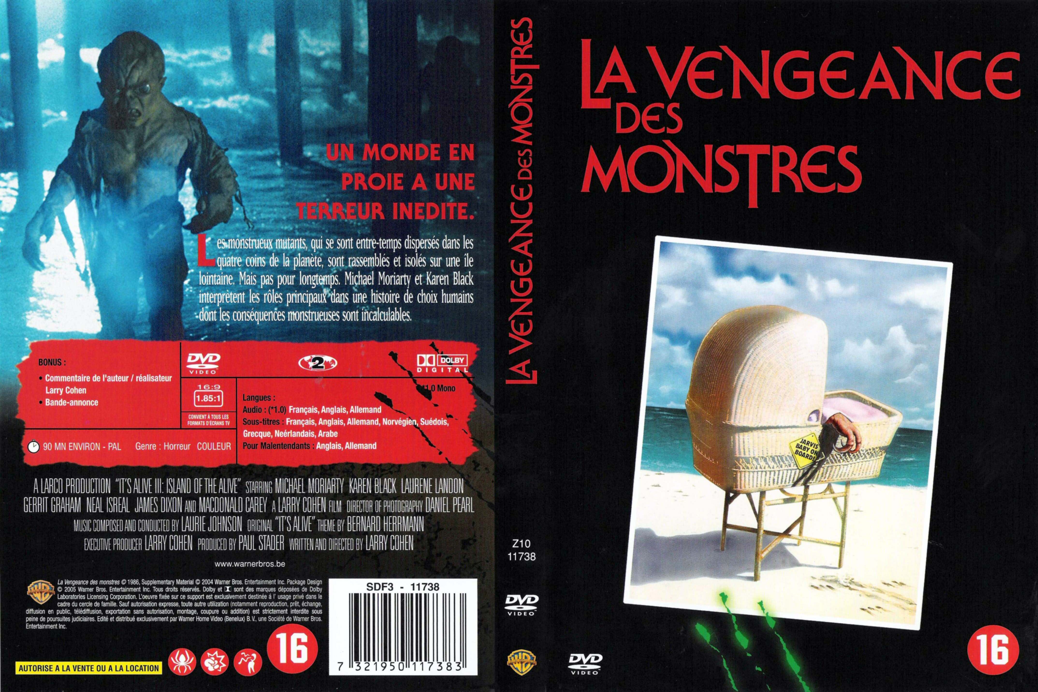 Jaquette DVD La vengeance des monstres