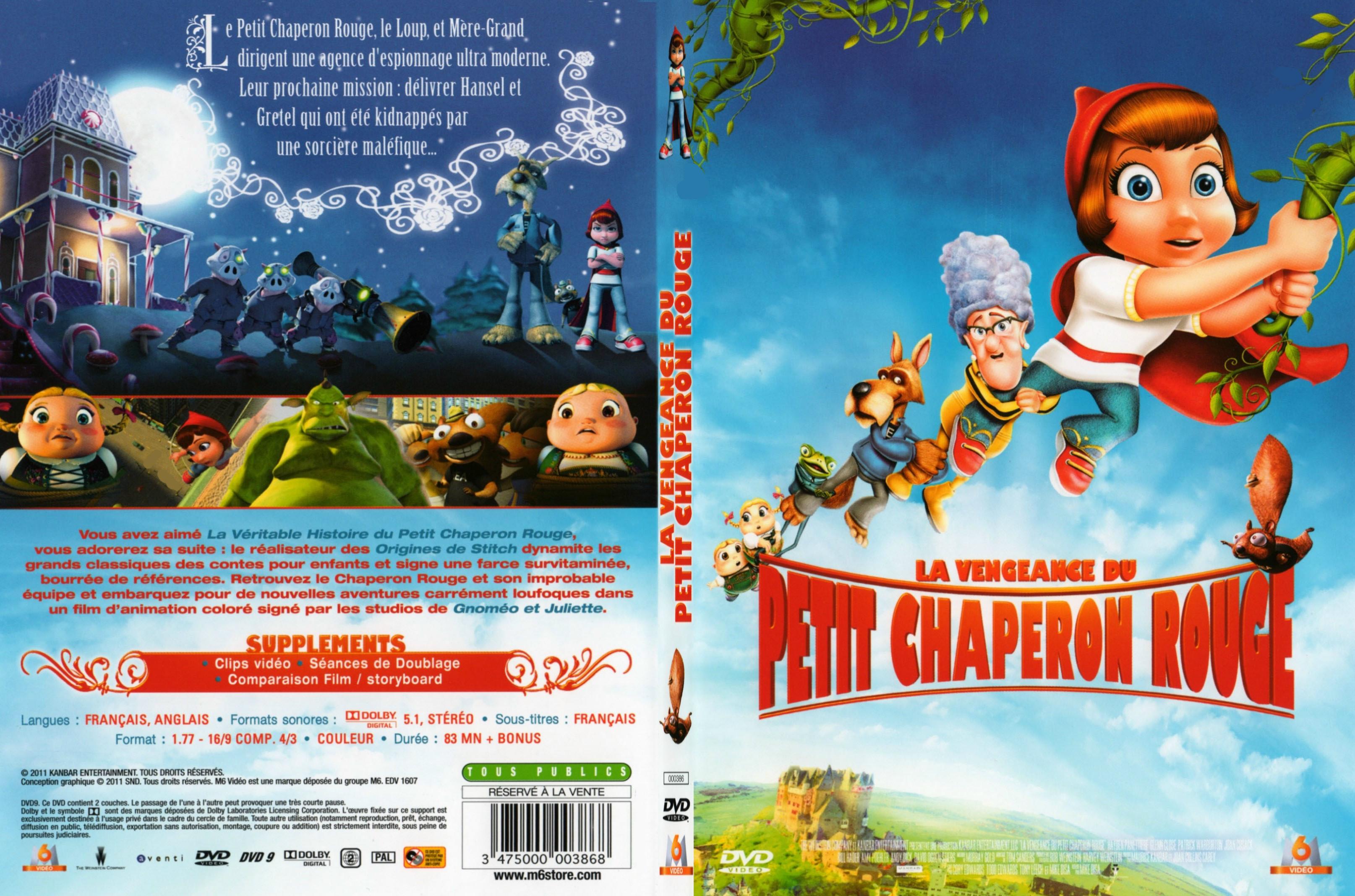 Jaquette DVD La vengeance du petit chaperon rouge - SLIM