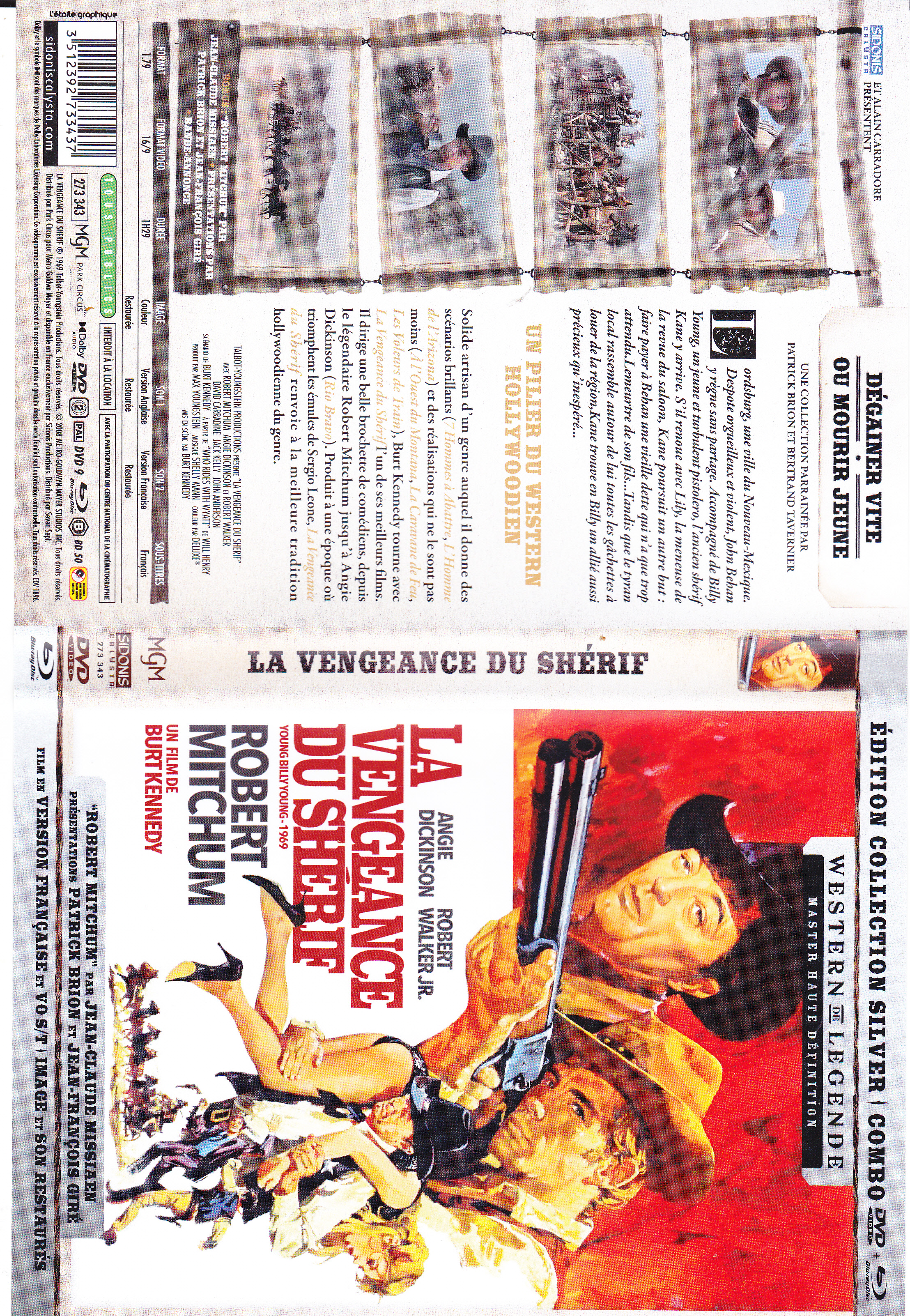 Jaquette DVD La vengeance du shrif (BLU-RAY)