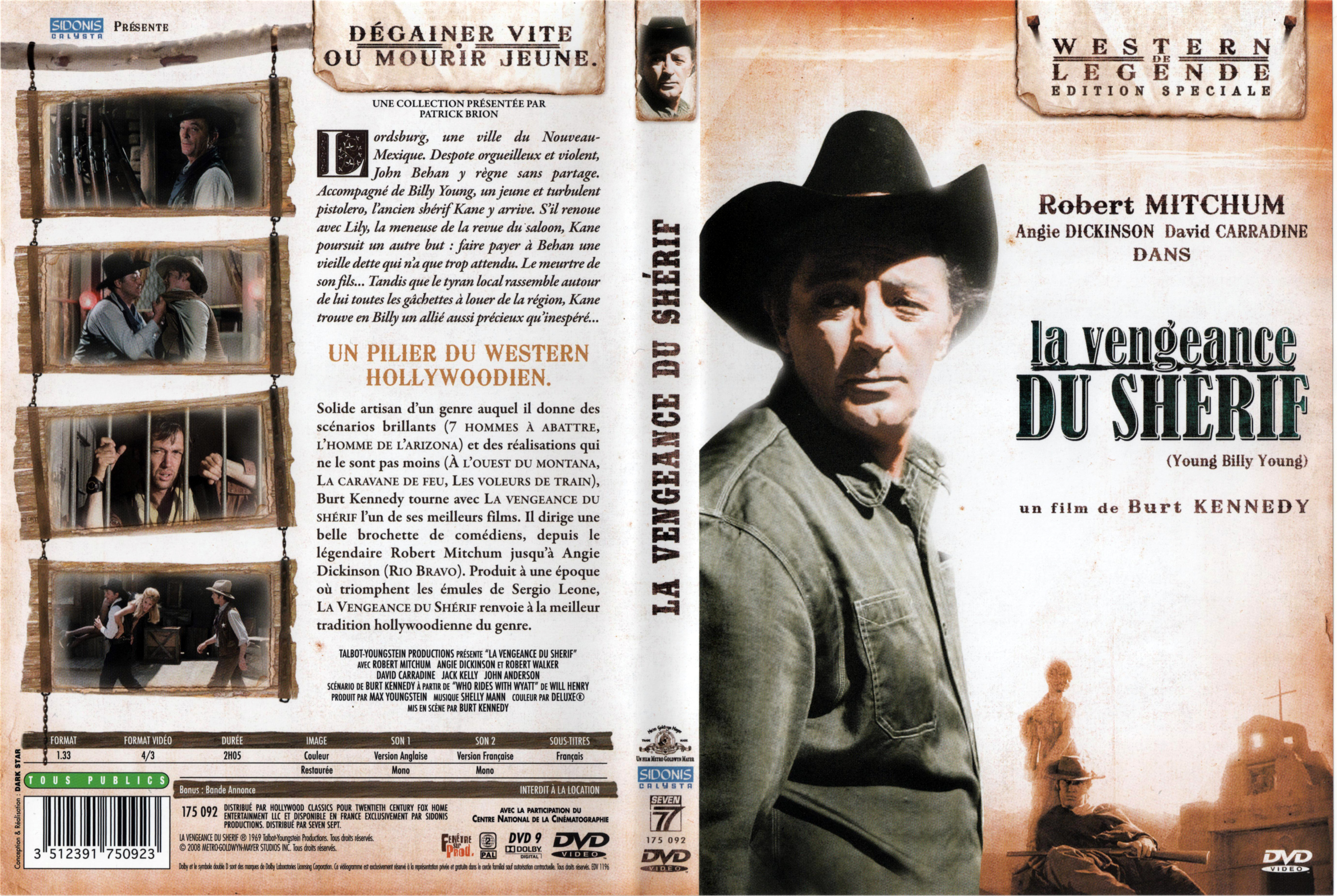 Jaquette DVD La vengeance du shrif v2