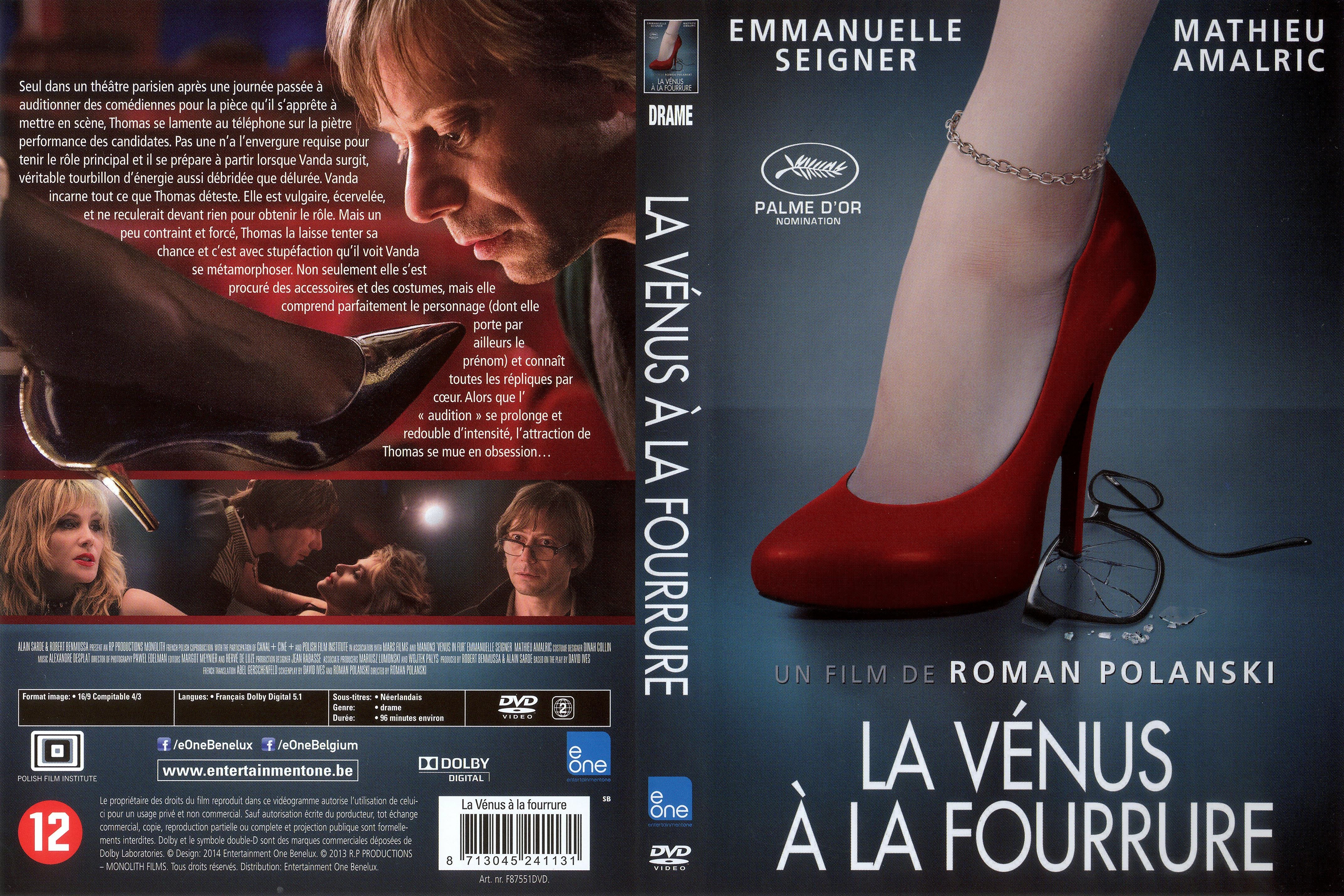 Jaquette DVD La venus  la fourrure