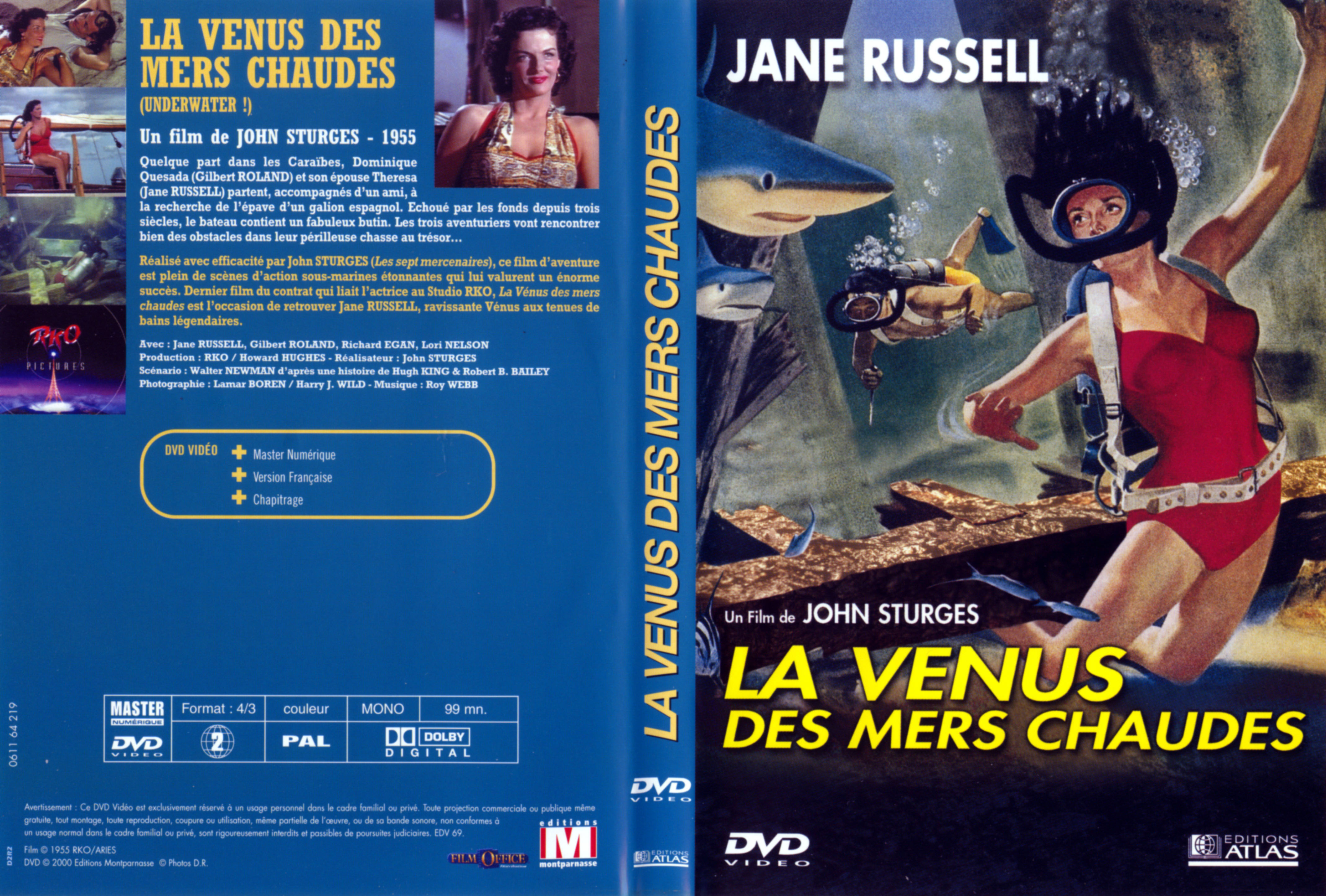 Jaquette DVD La vénus des mers chaudes