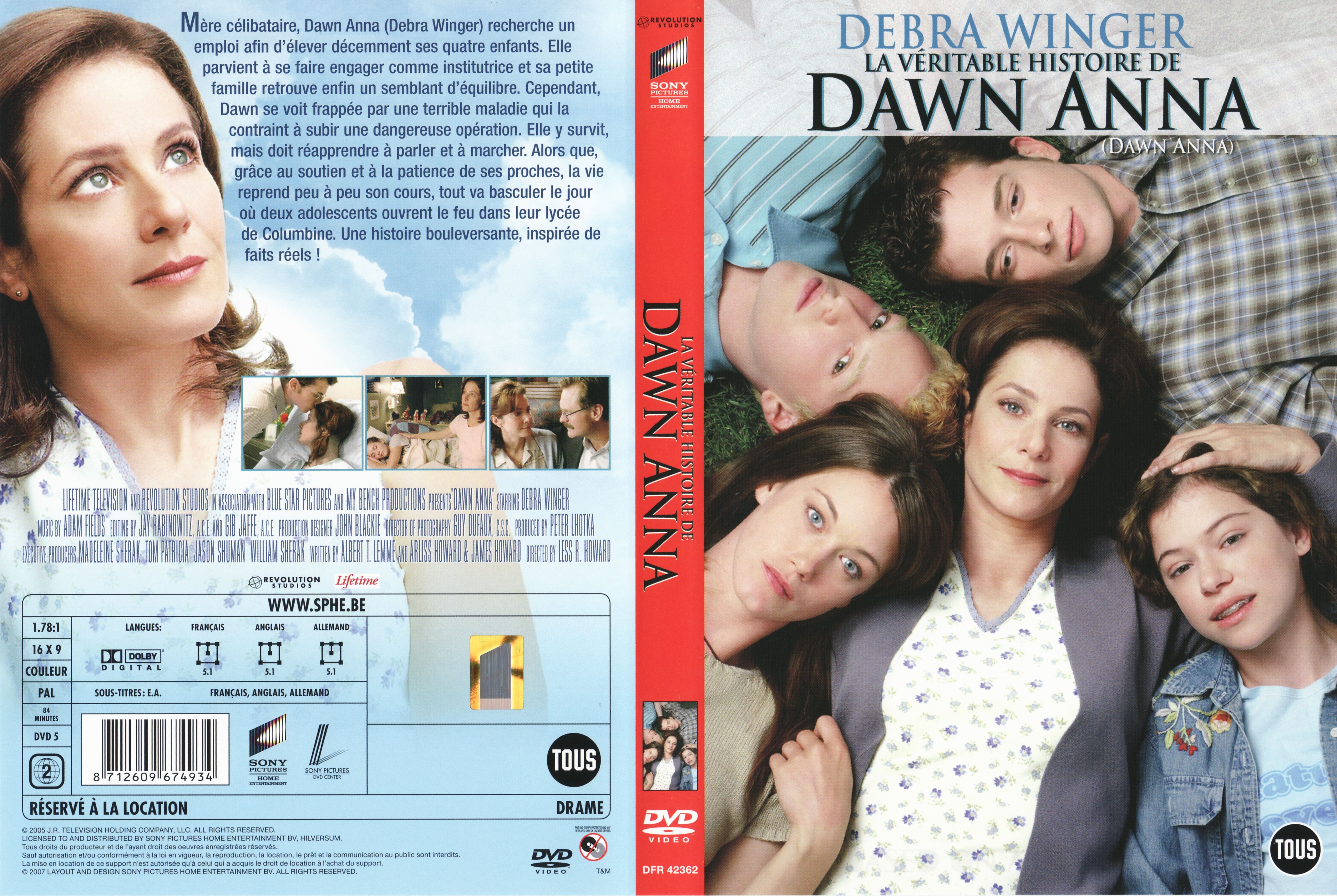 Jaquette DVD La veritable histoire de Dawn Anna