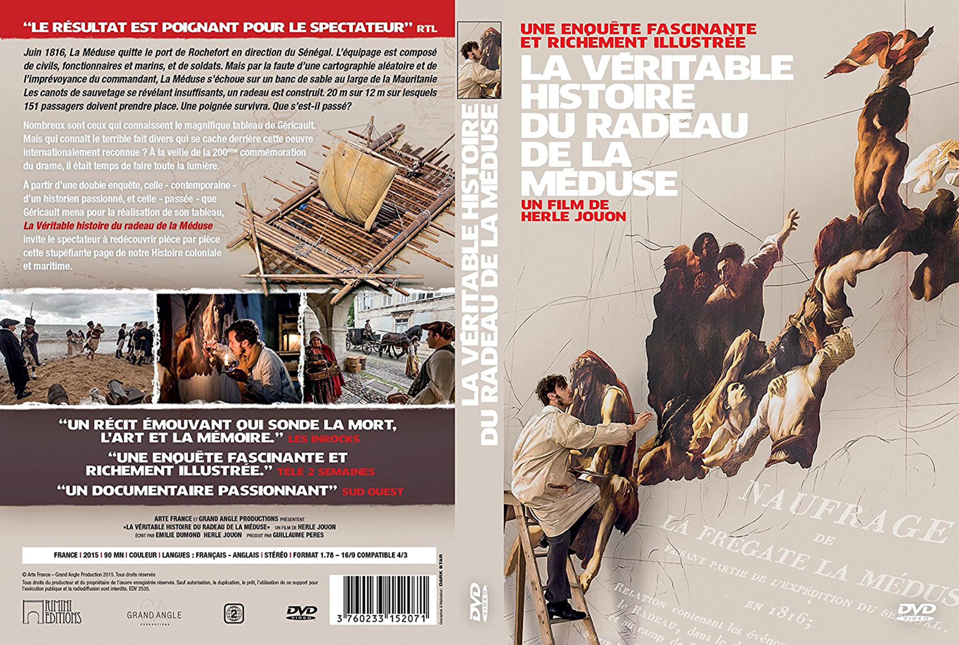 Jaquette DVD La vritable histoire du radeau de la mduse
