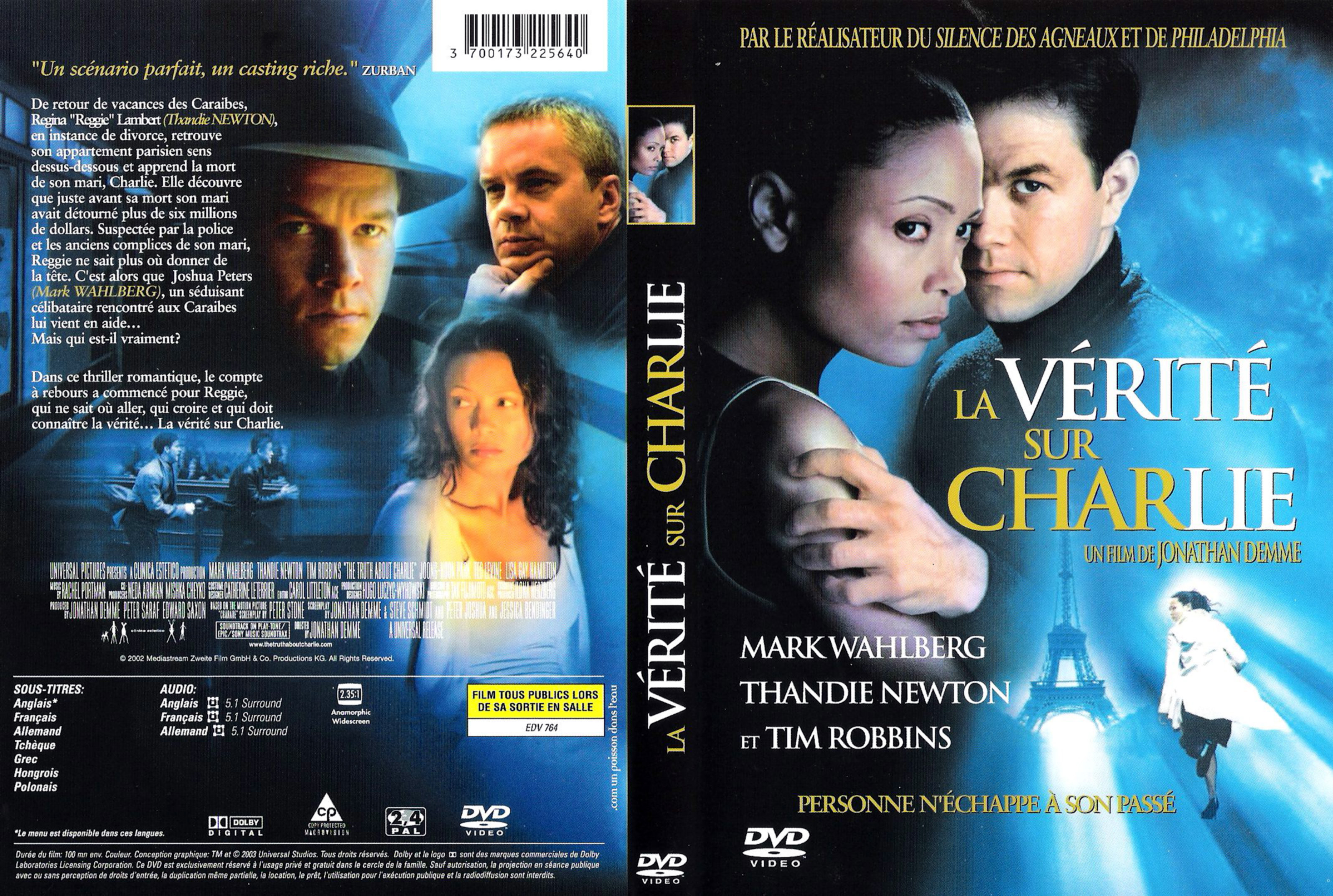 Jaquette DVD La vrit sur Charlie v2