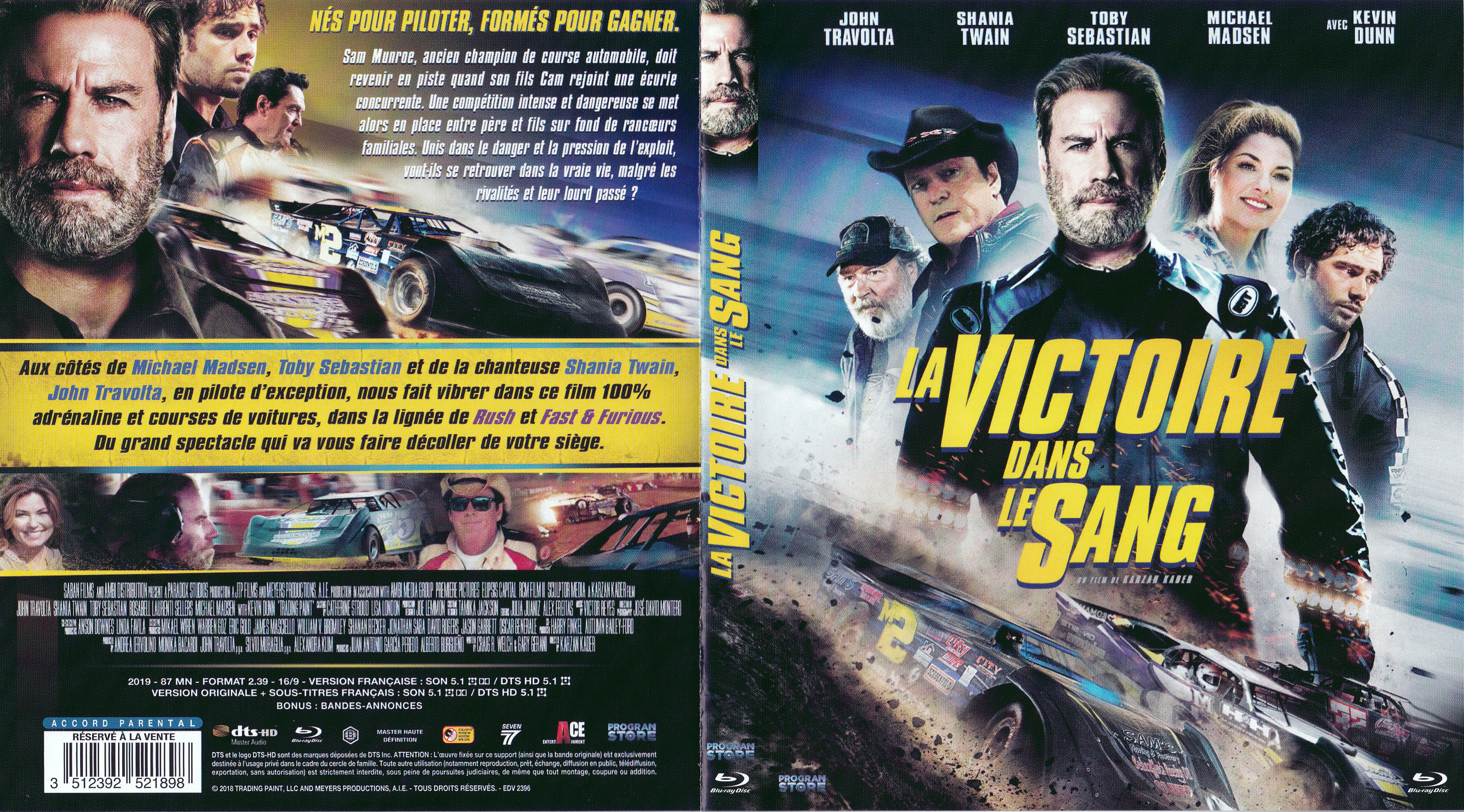Jaquette DVD La victoire dans le sang (BLU-RAY)