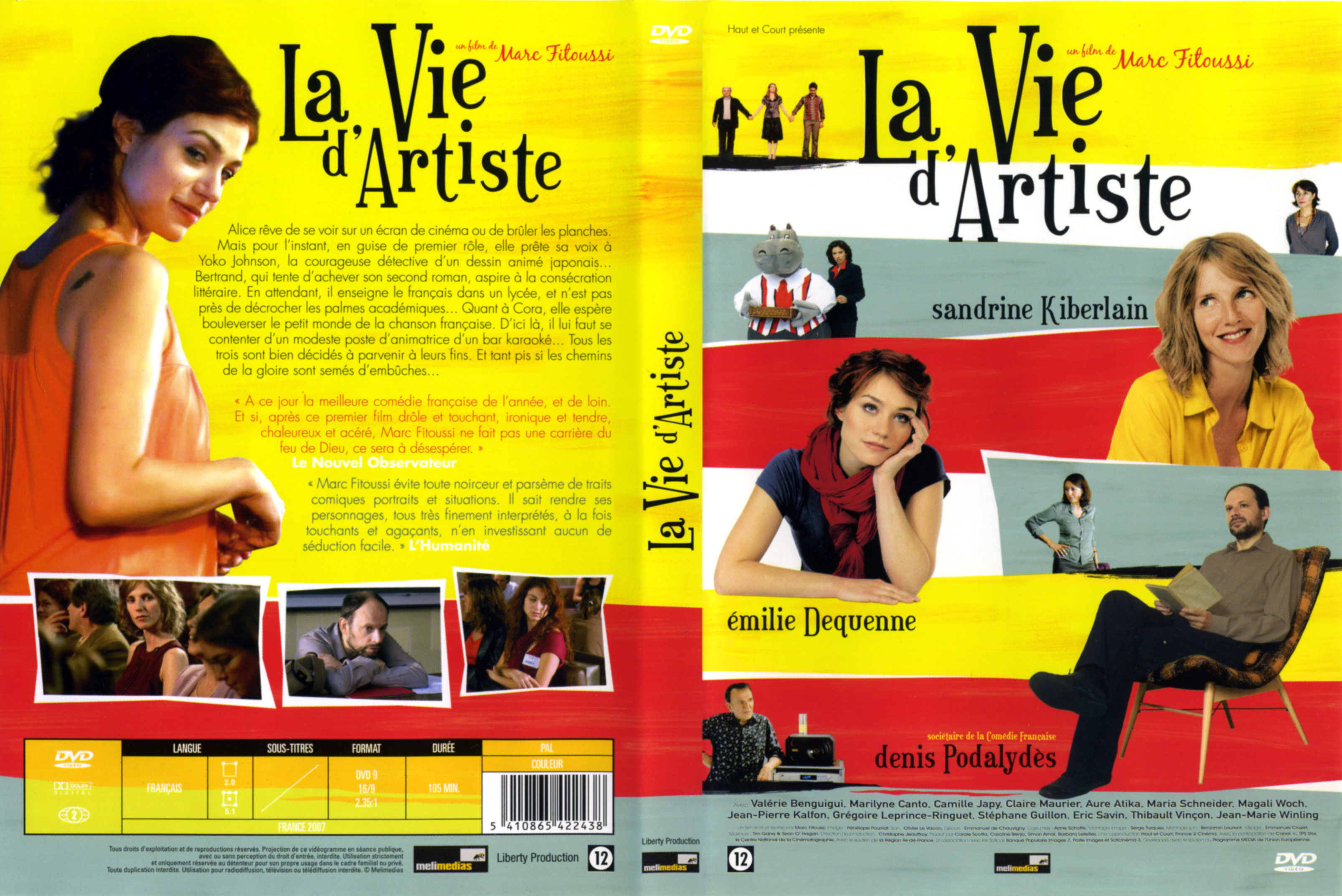 Jaquette DVD La vie d