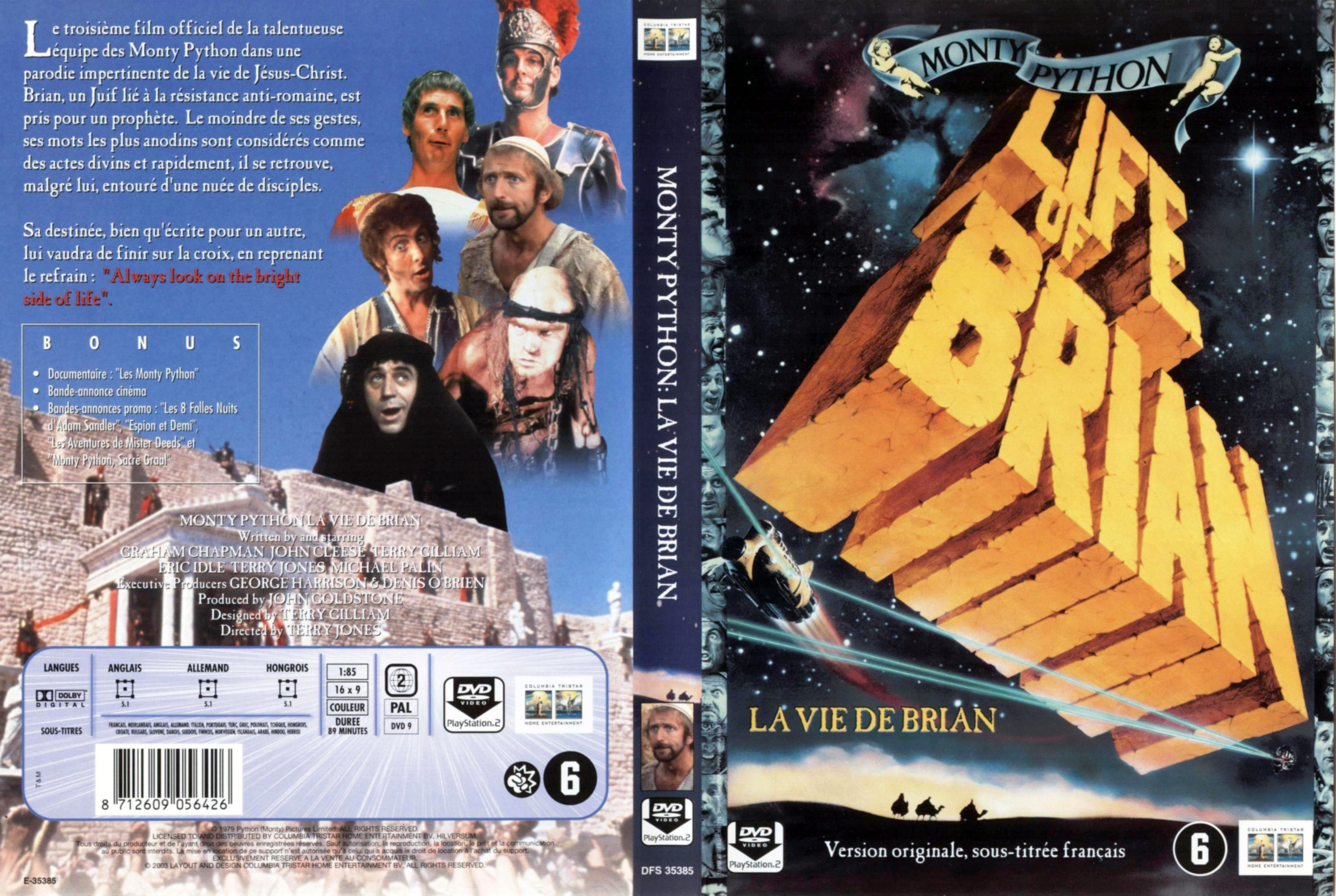 Jaquette DVD La vie de Brian