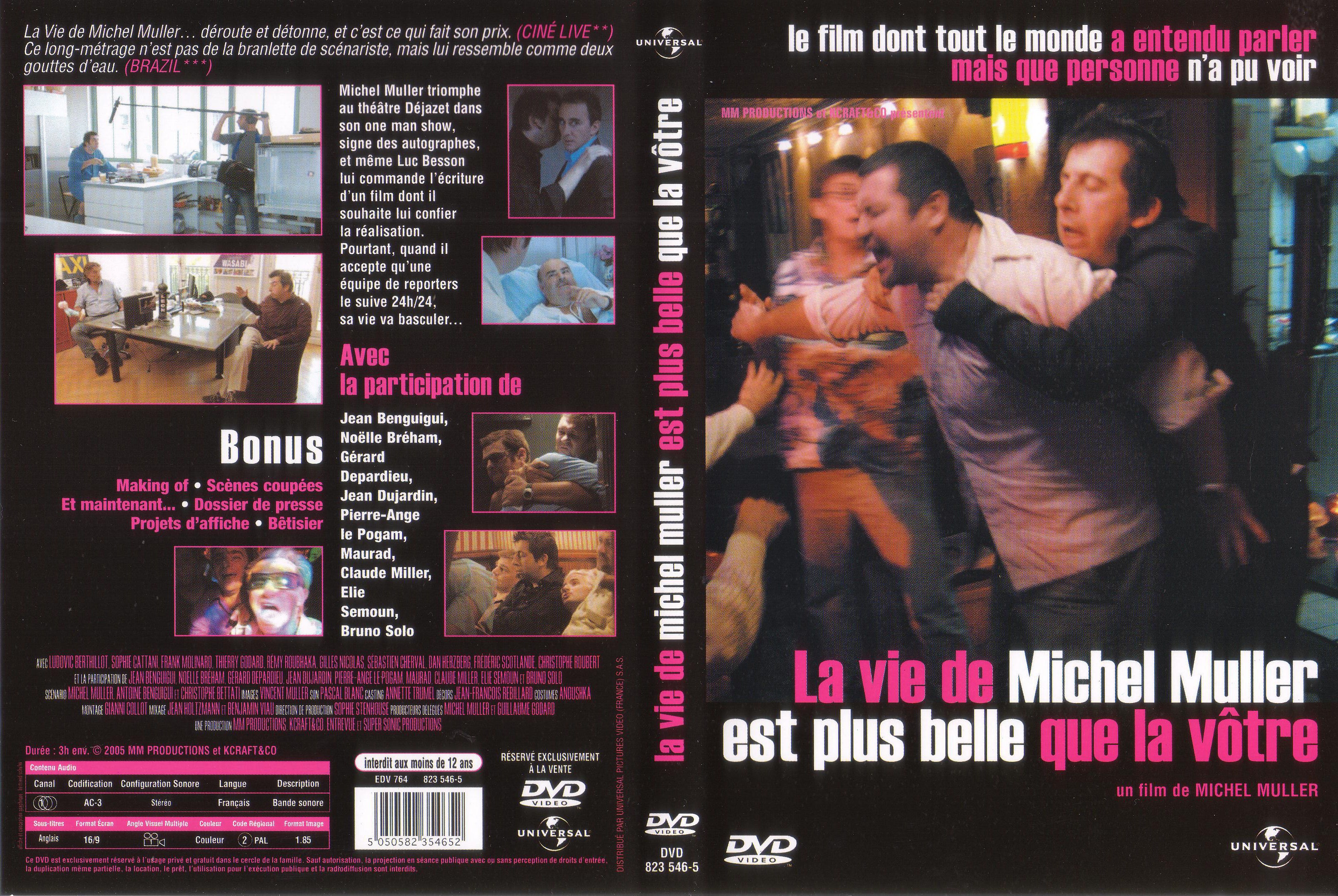 Jaquette DVD La vie de Michel Muller est plus belle que la votre