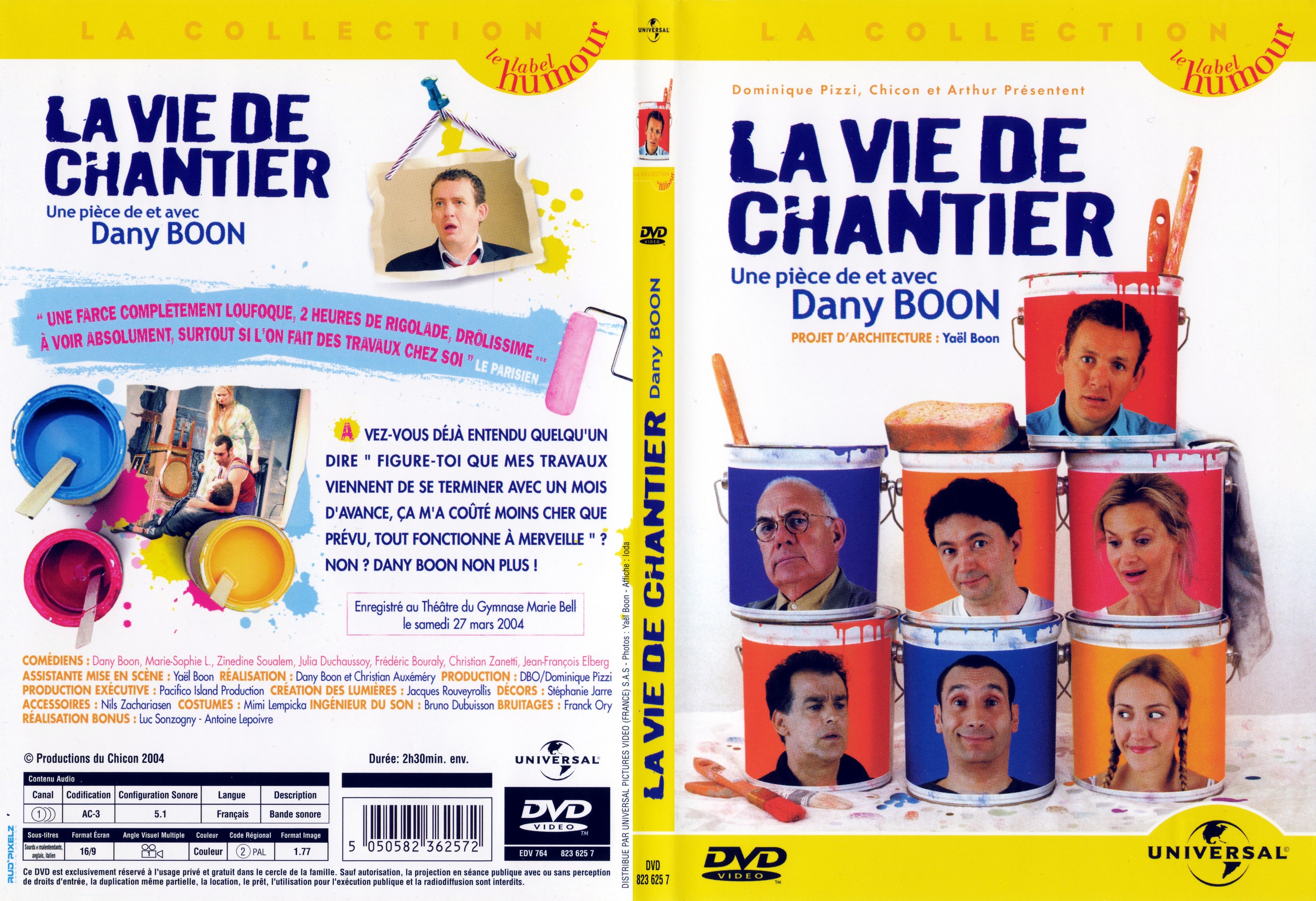 Jaquette DVD La vie de chantier - SLIM