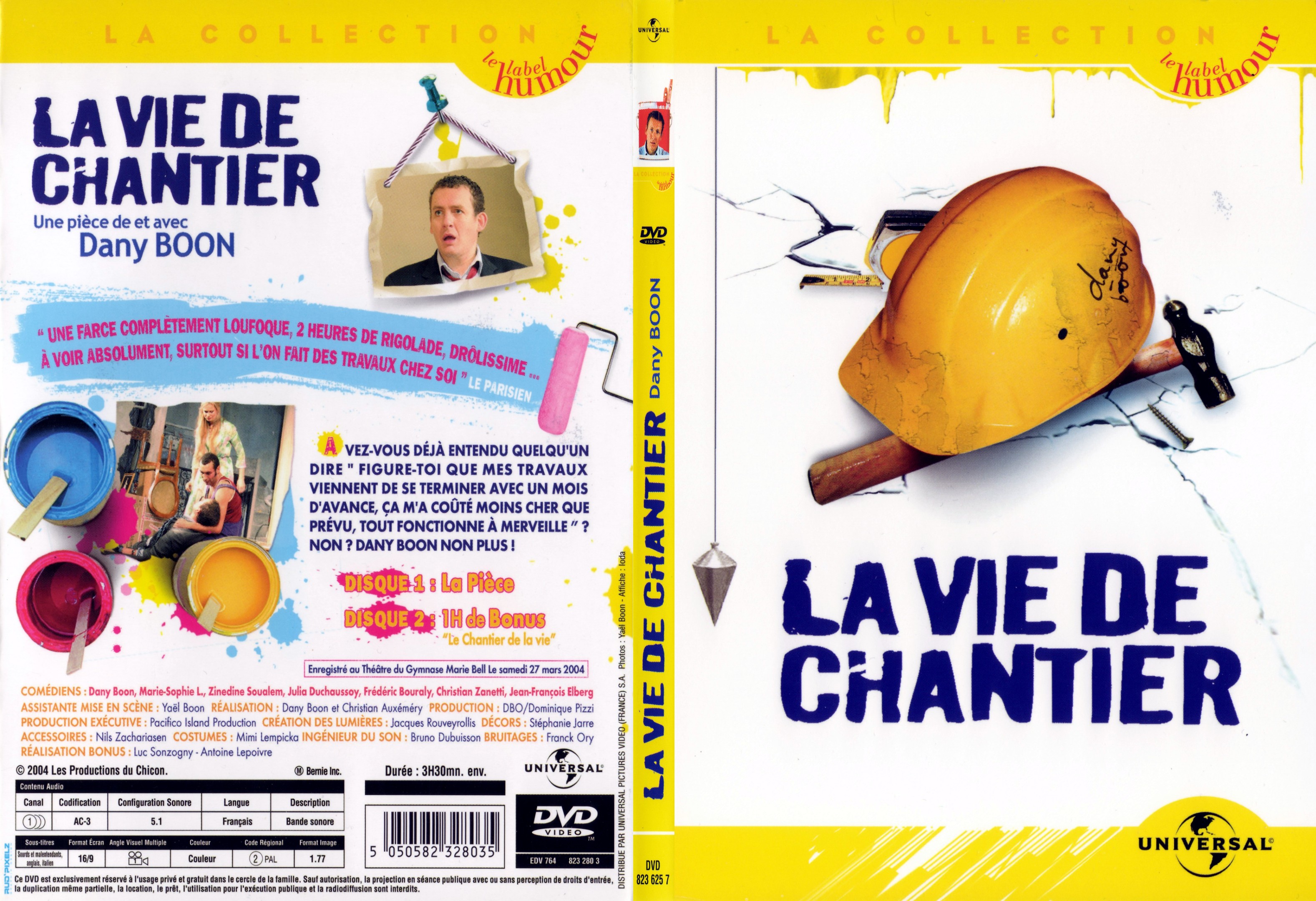 Jaquette DVD La vie de chantier - SLIM v3