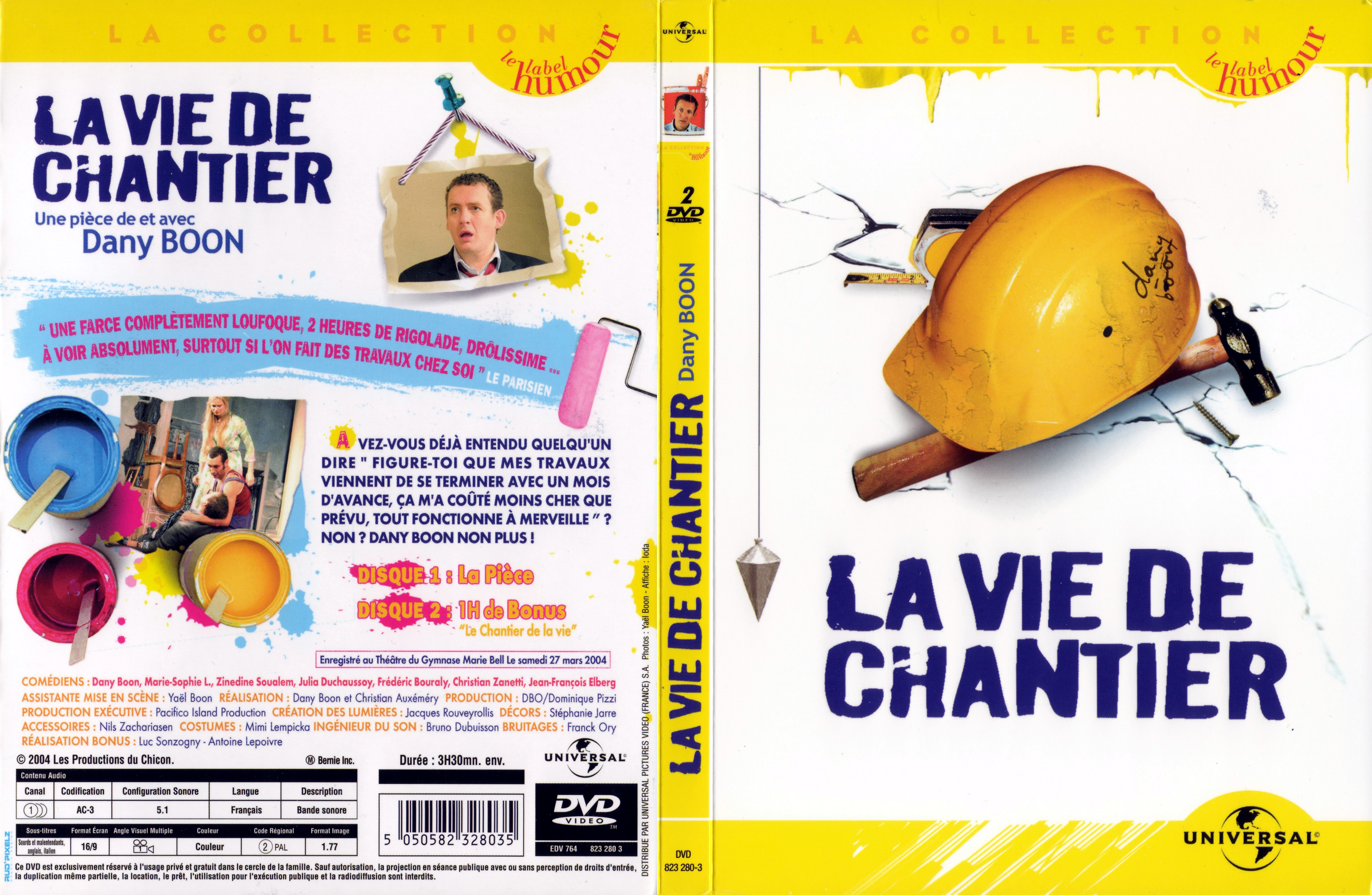 Jaquette DVD La vie de chantier v4