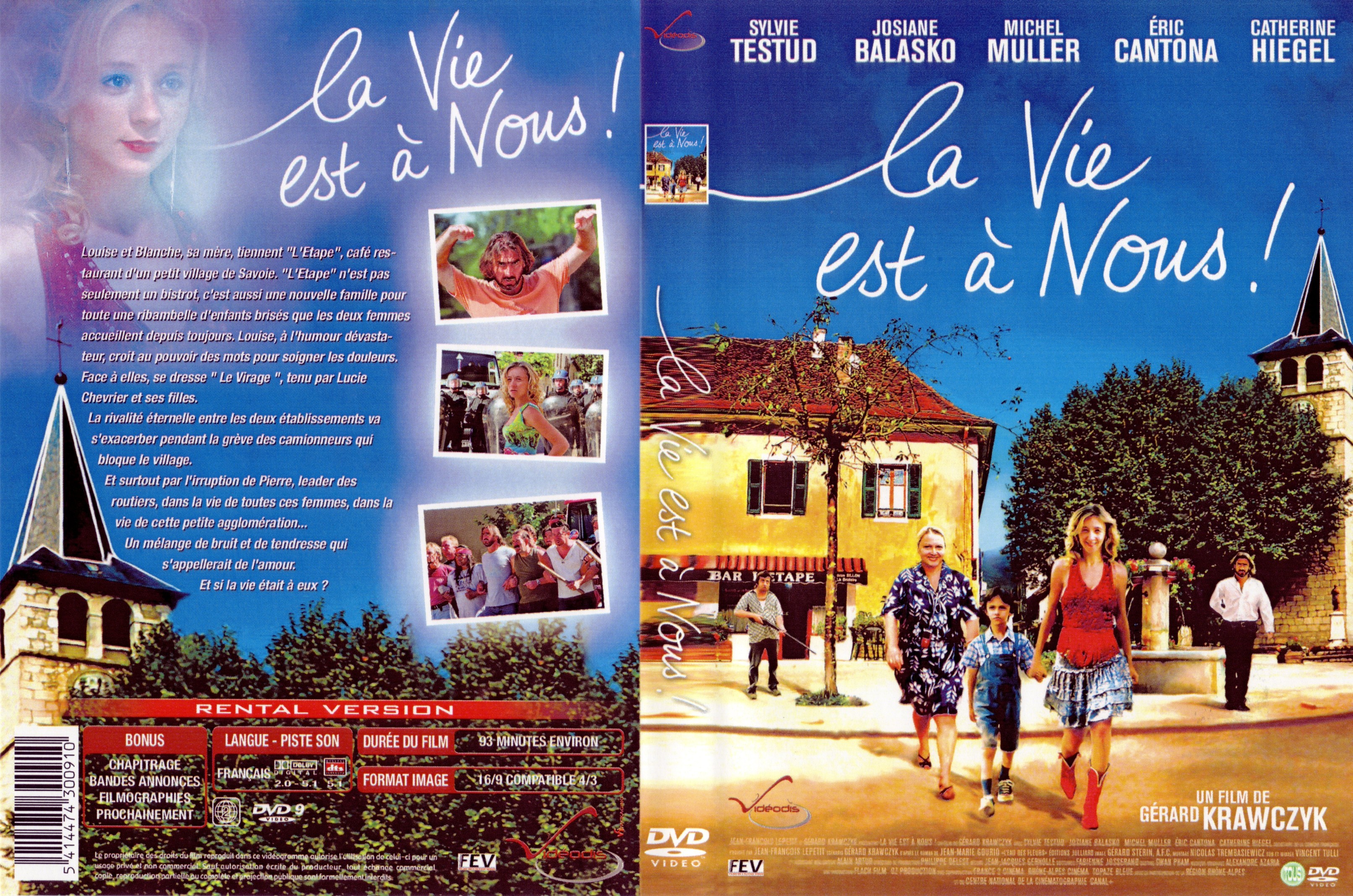 Jaquette DVD La vie est  nous