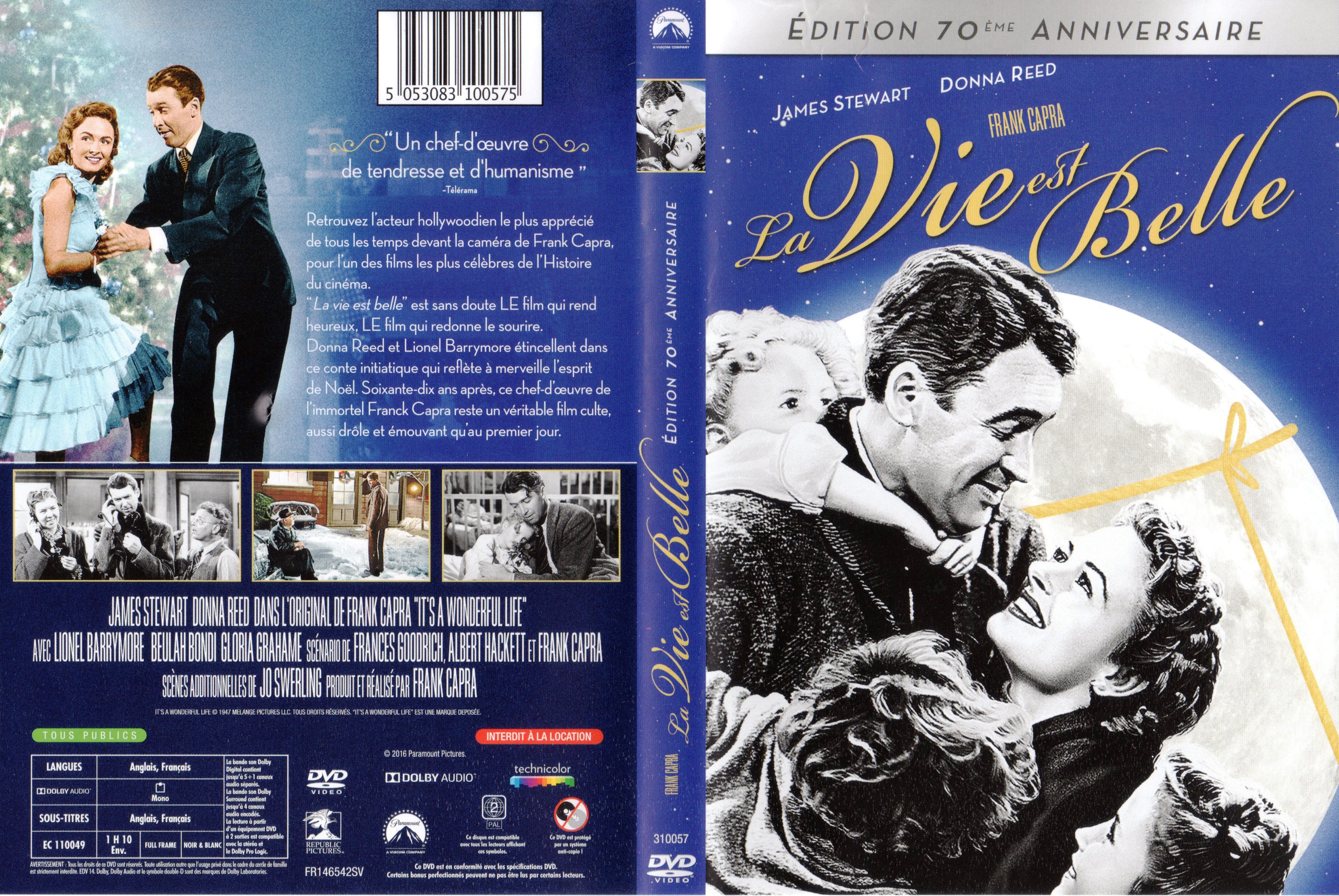 Jaquette DVD de La vie est belle (1946) v2 Cinéma Passion Jaquette DVD de La vie est belle (1946) v2 Cinéma Passion