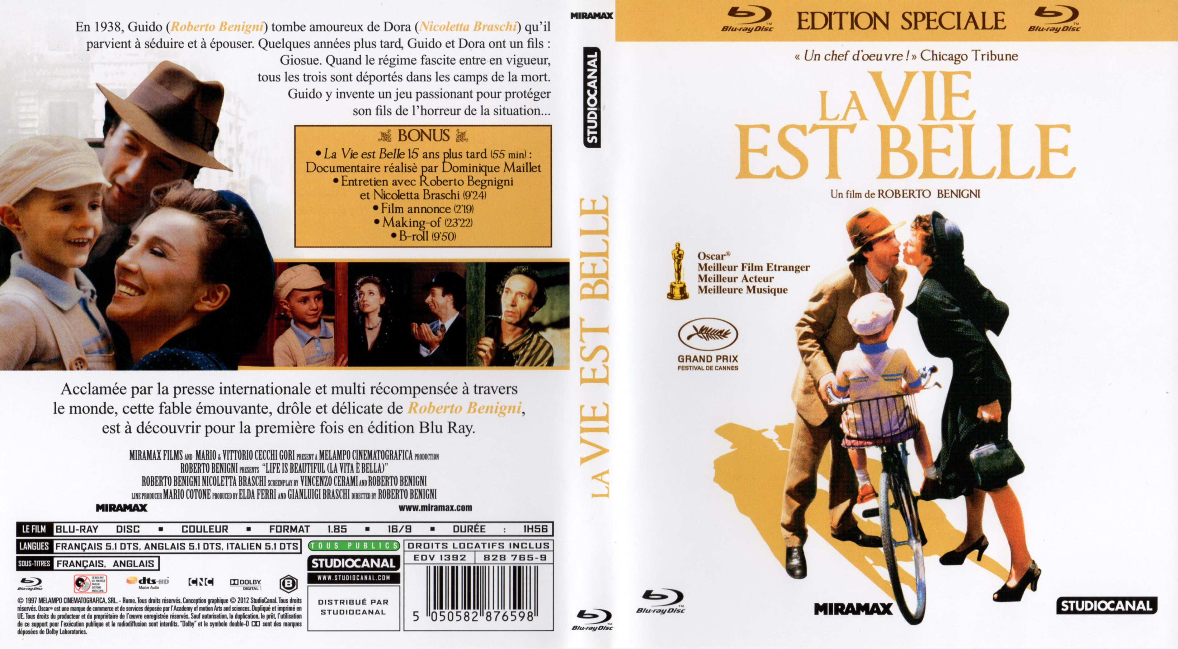 Jaquette DVD La vie est belle (1998) (BLU-RAY)