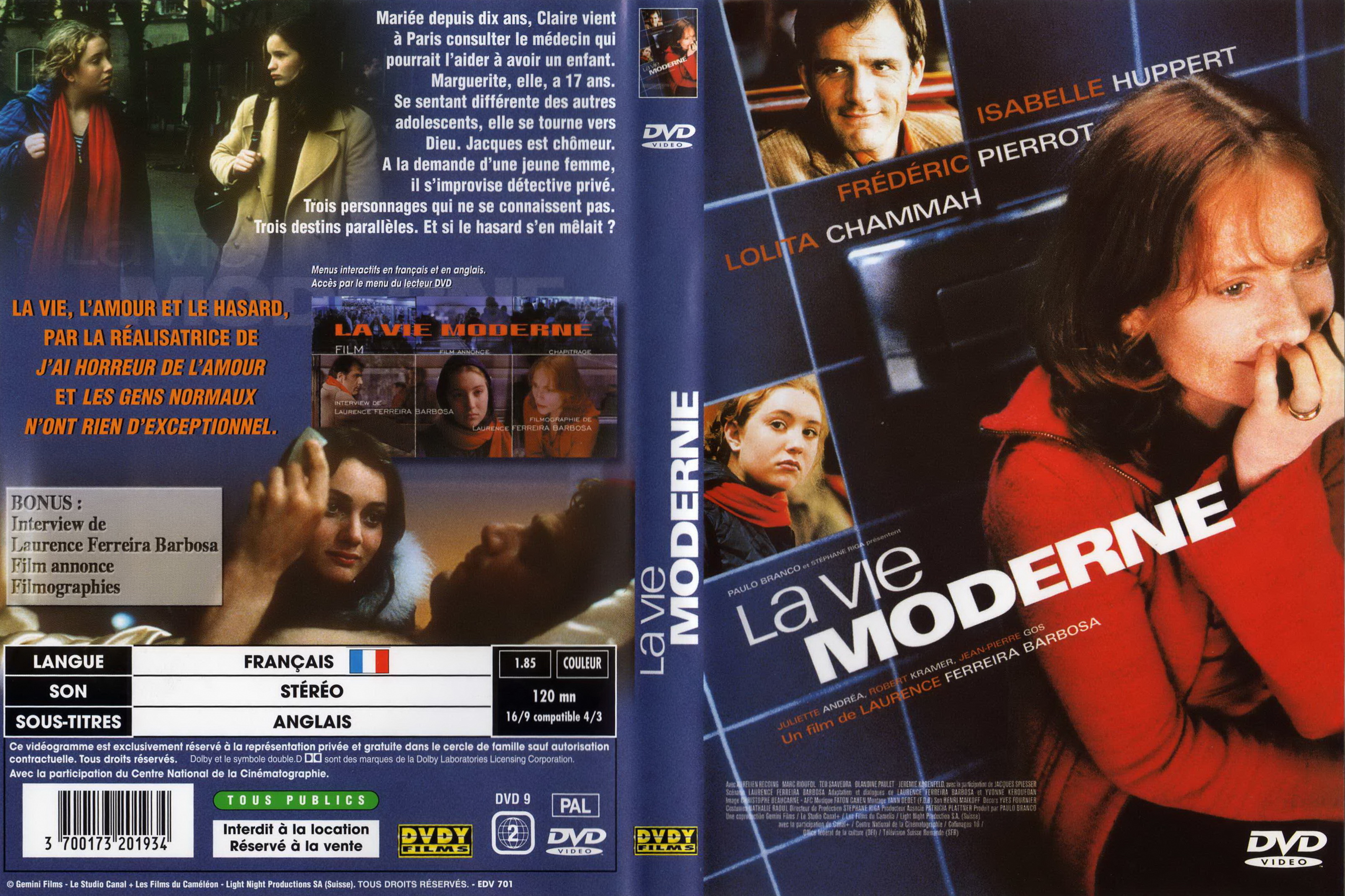 Jaquette DVD La vie moderne