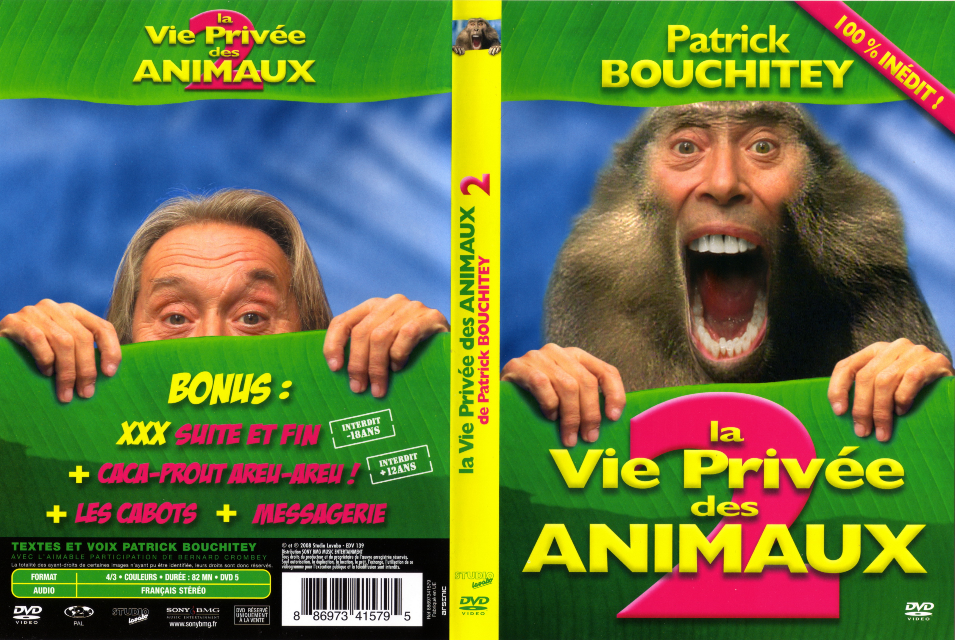 Jaquette DVD La vie prive des animaux 2
