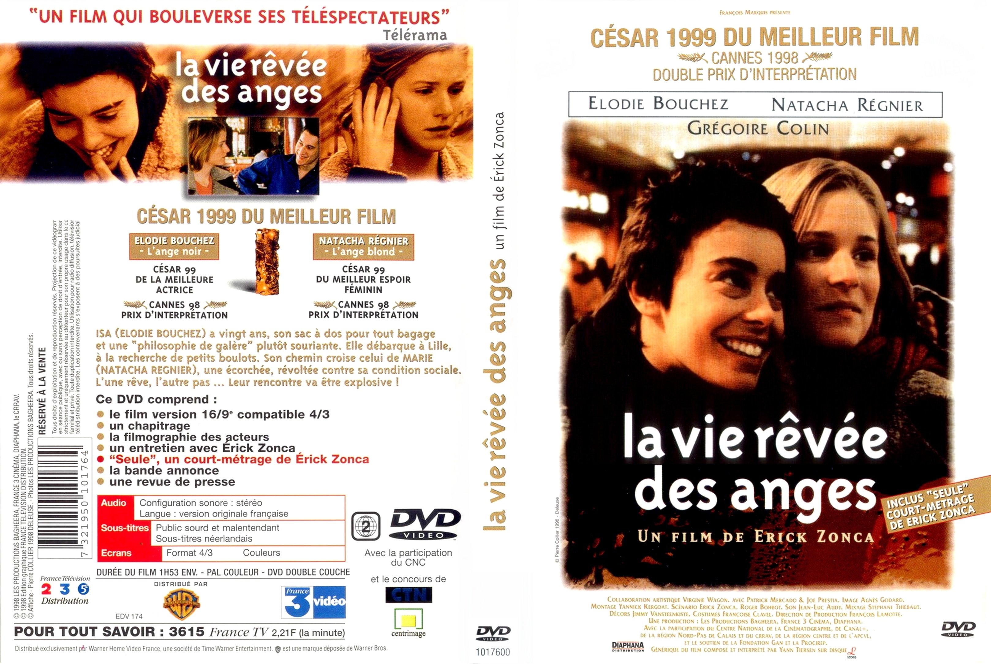 Jaquette DVD La vie reve des anges