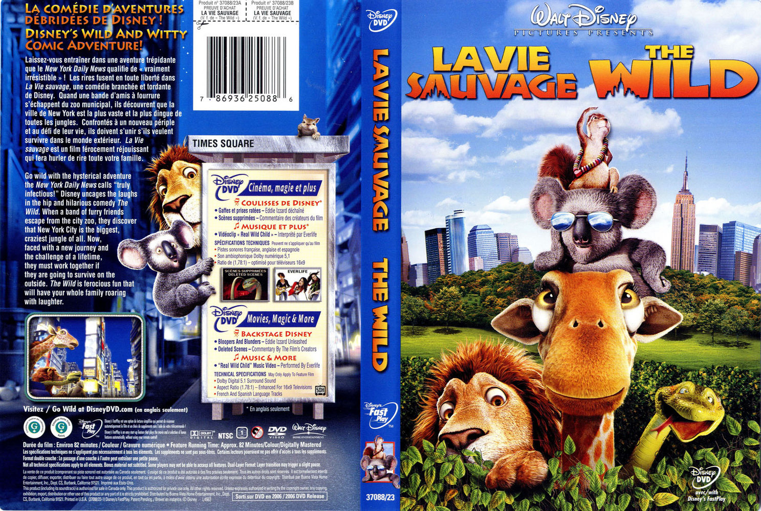 Jaquette DVD La vie sauvage