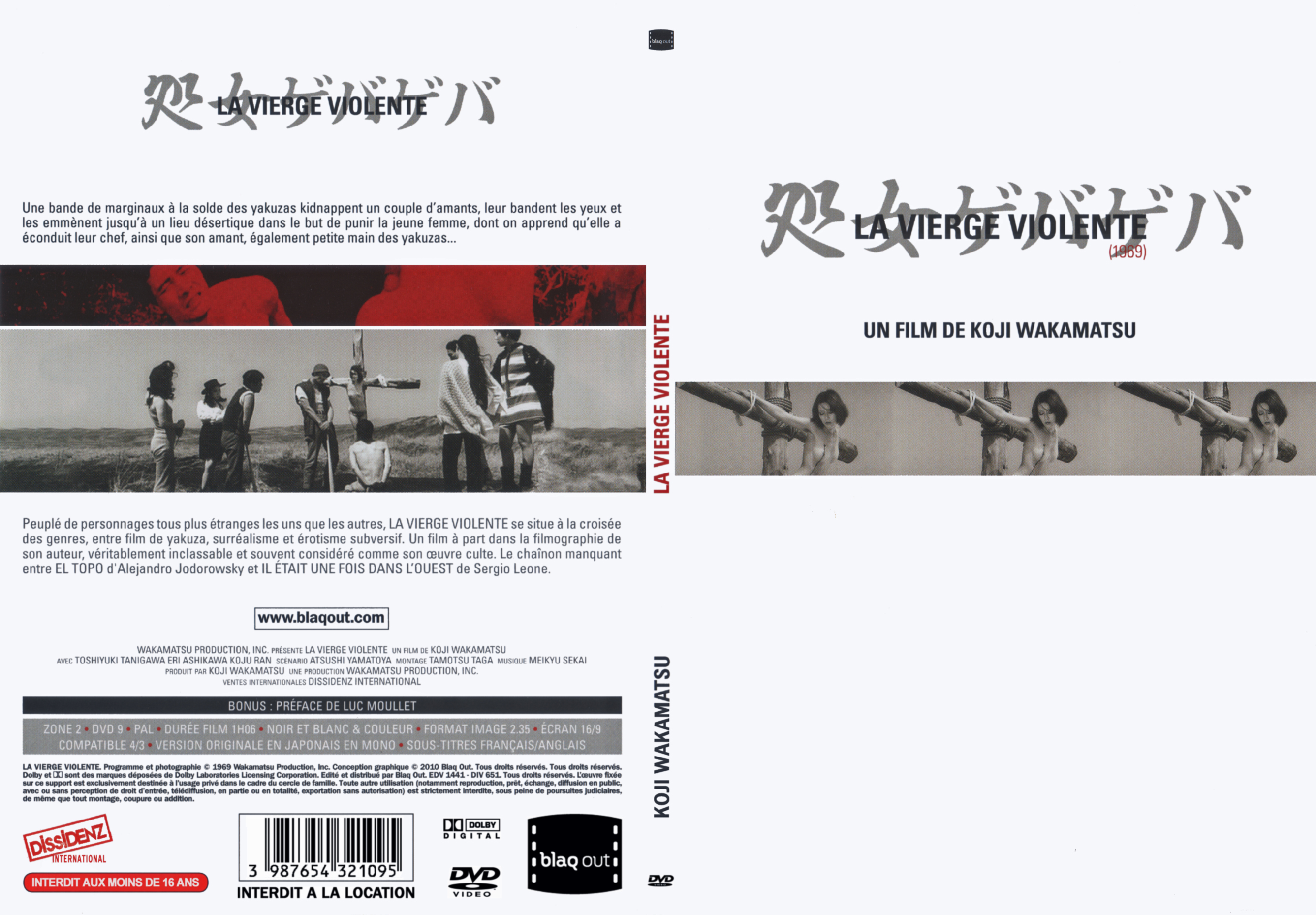 Jaquette DVD La vierge violente