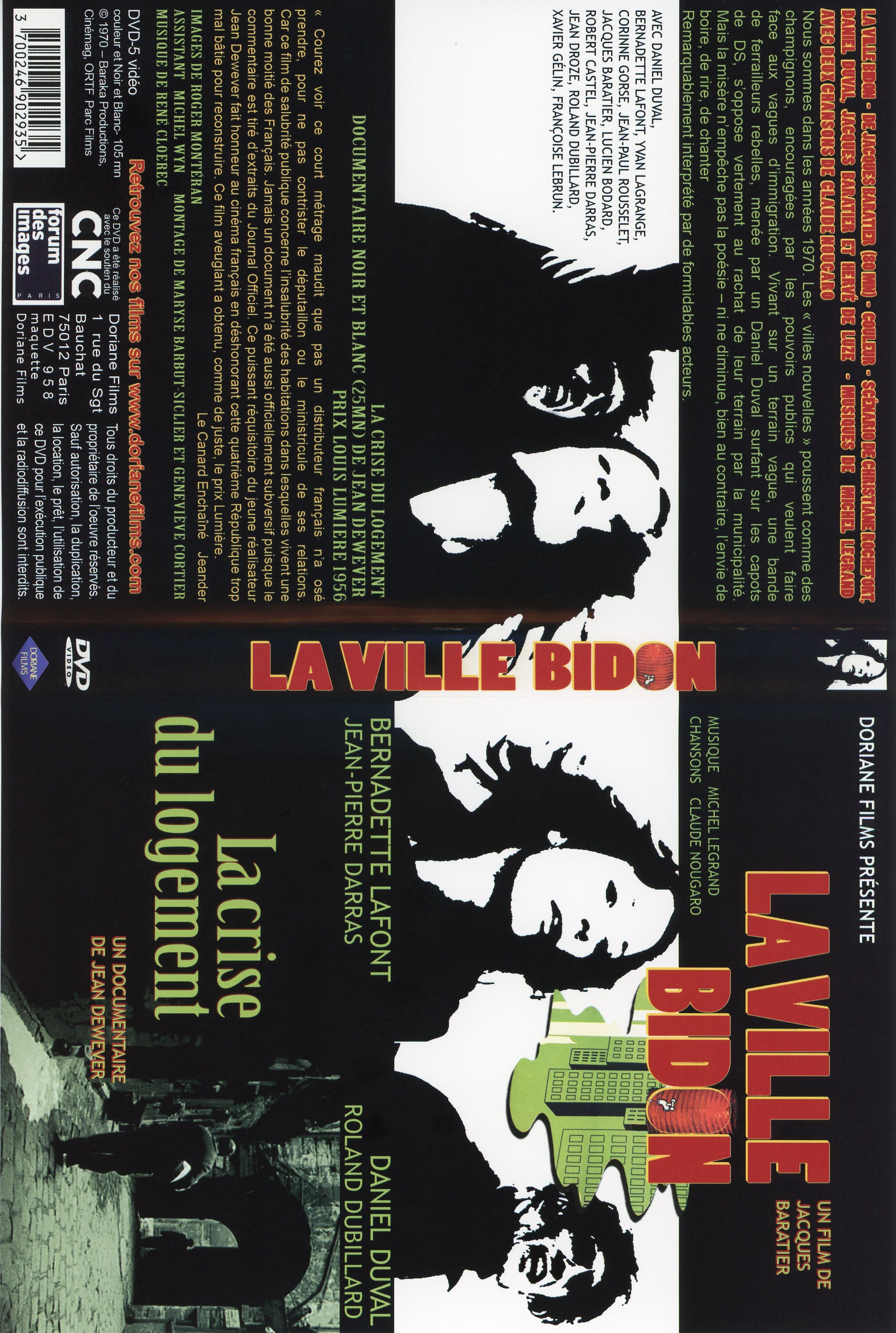 Jaquette DVD La ville bidon
