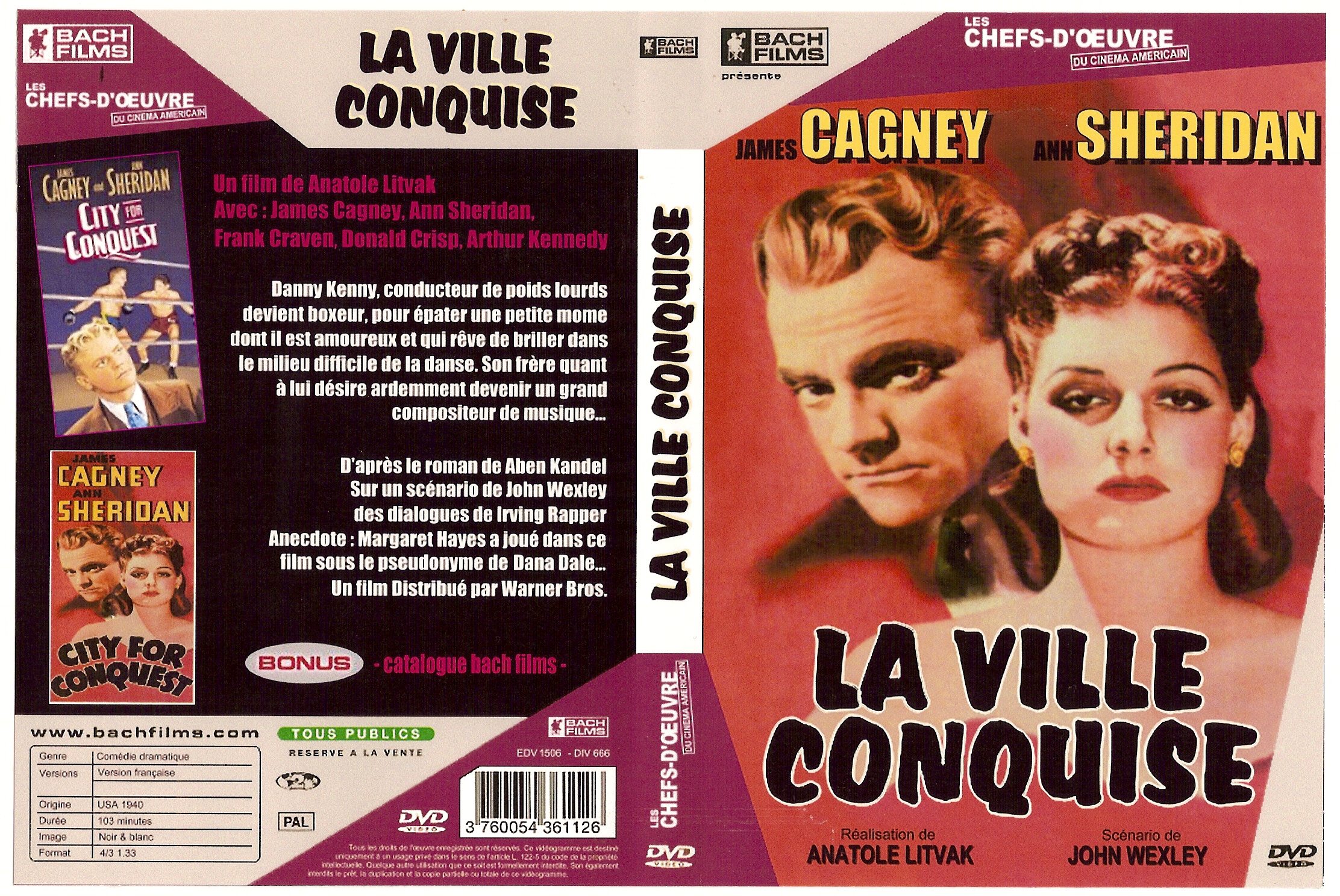 Jaquette DVD La ville conquise