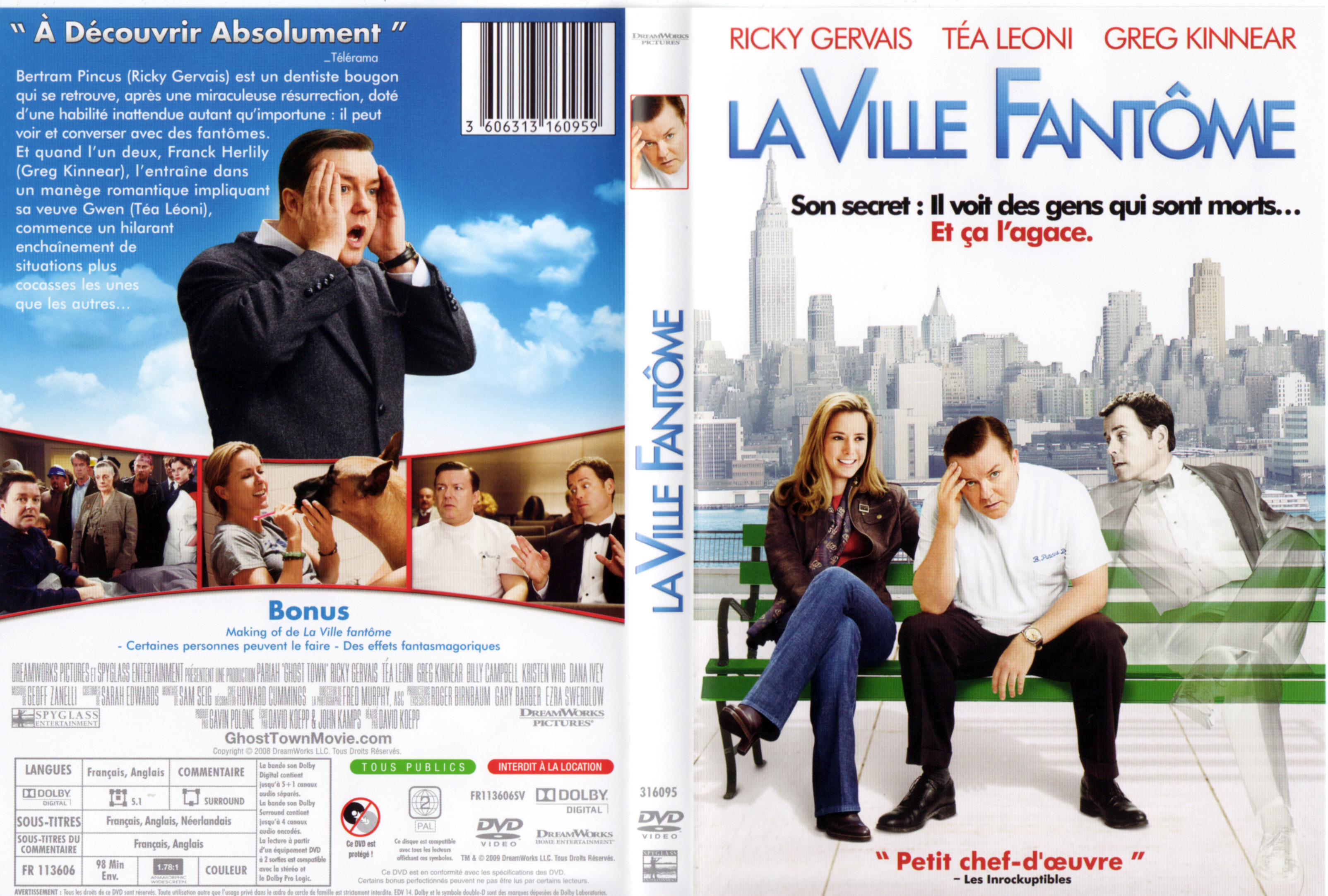 Jaquette DVD La ville fantme