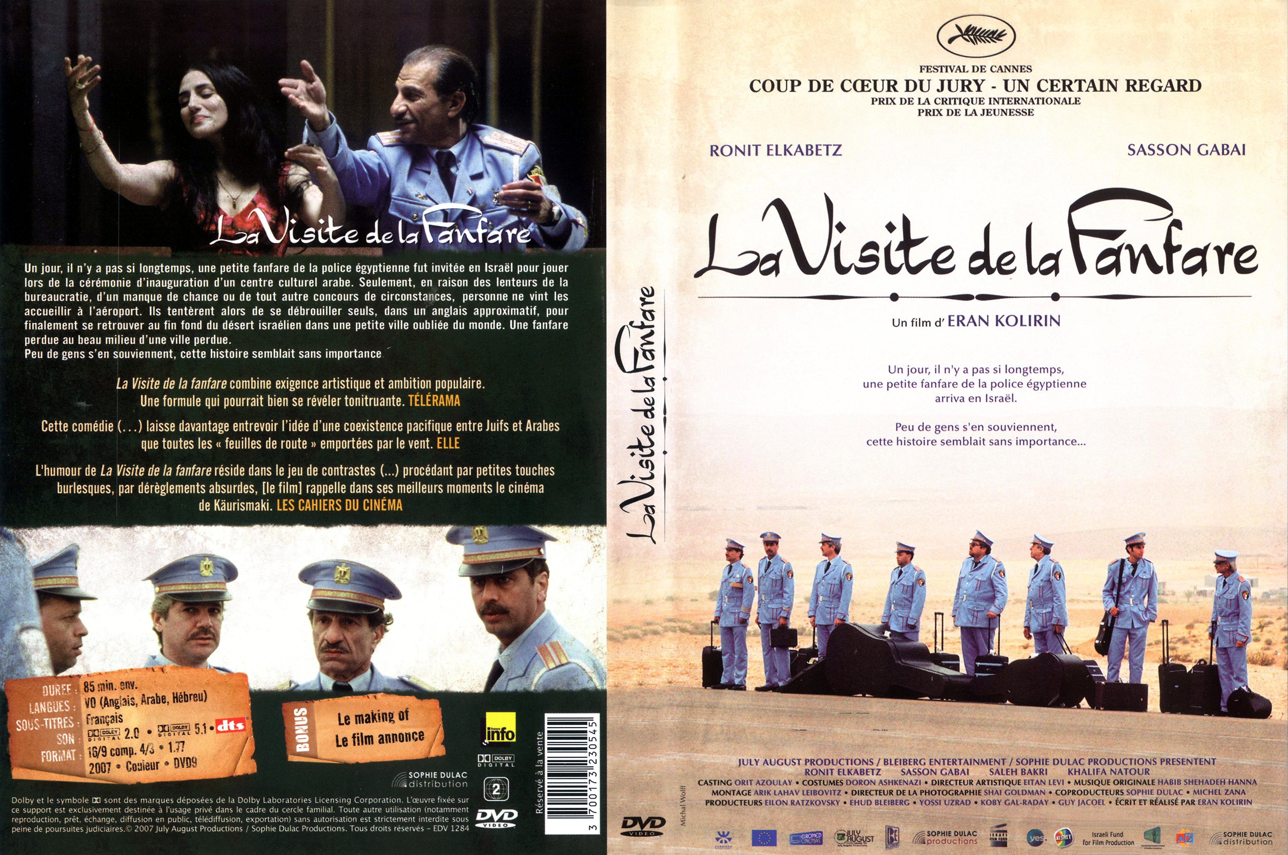 Jaquette DVD La visite de la fanfare