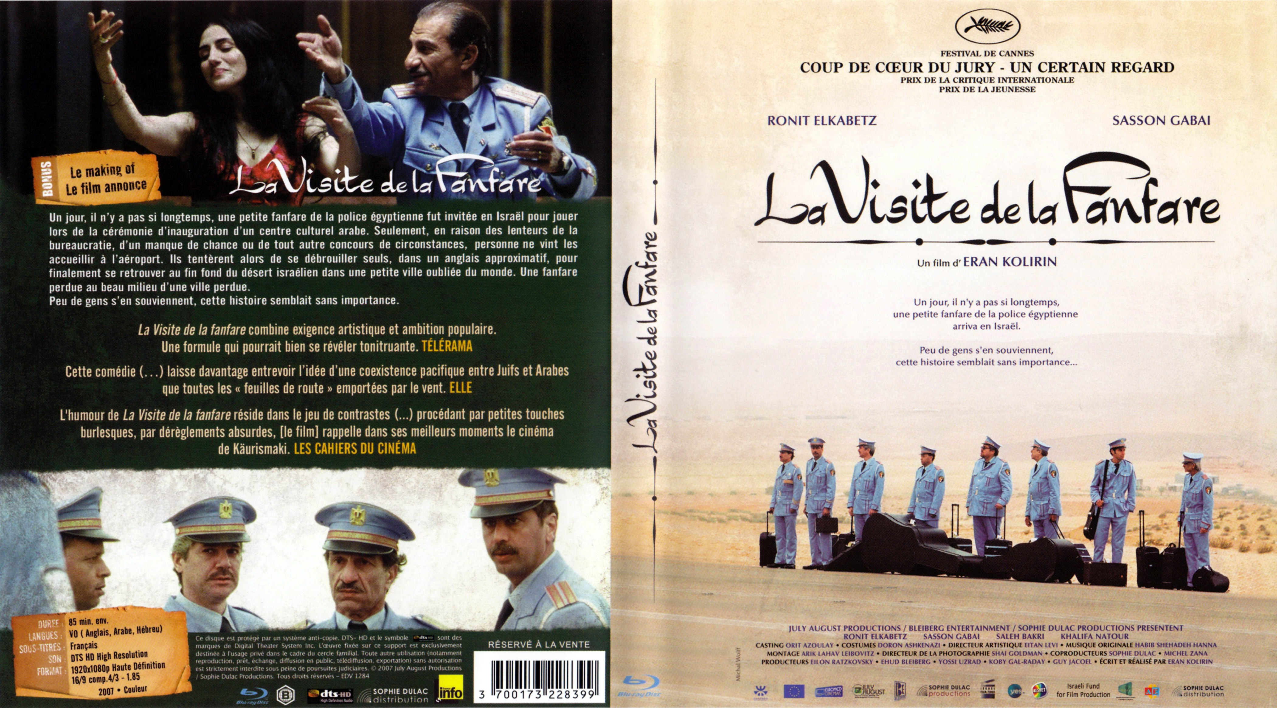 Jaquette DVD La visite de la fanfare (BLU-RAY)