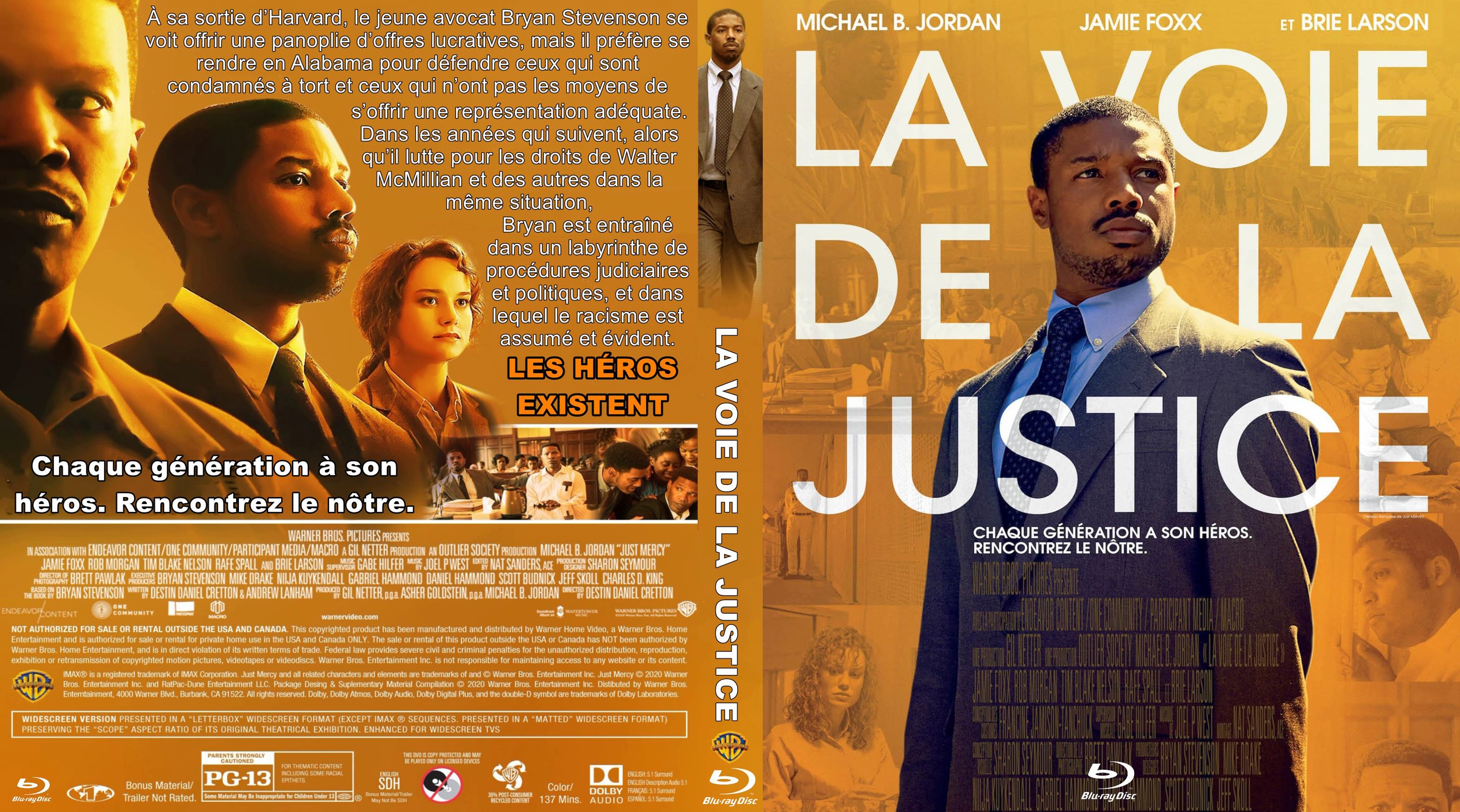 Jaquette DVD La voie de la justice custom (BLU-RAY)