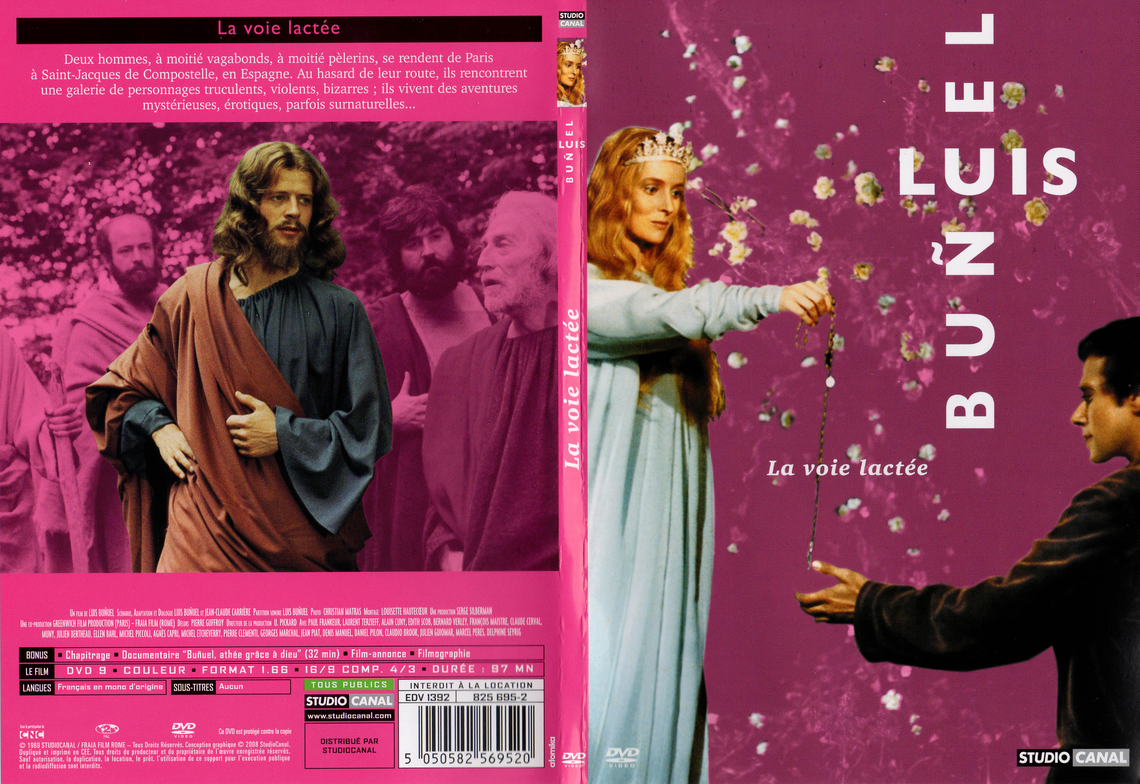 Jaquette DVD La voie lacte (1969)