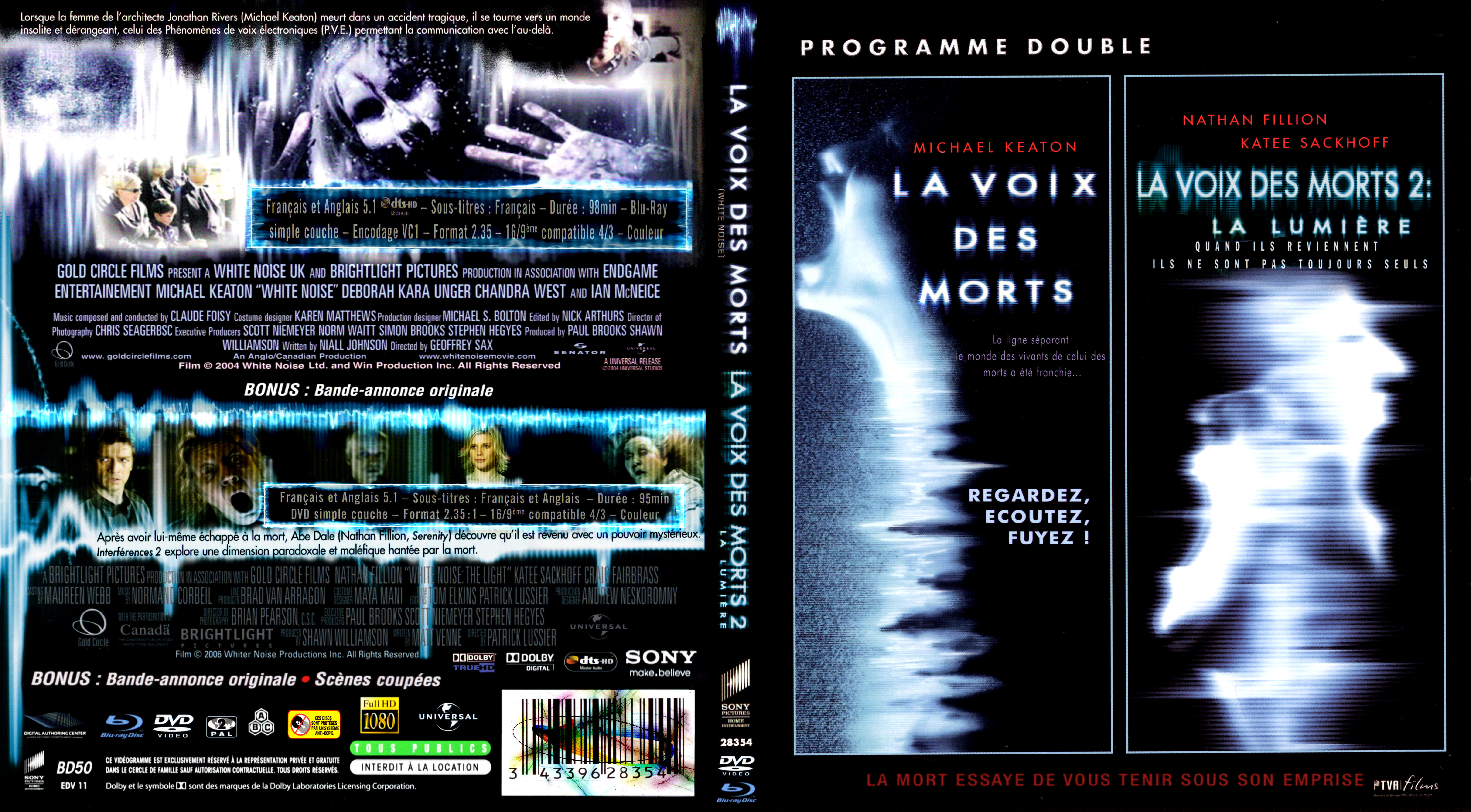 Jaquette DVD La voix des morts 1 & 2 custom (BLU-RAY) 