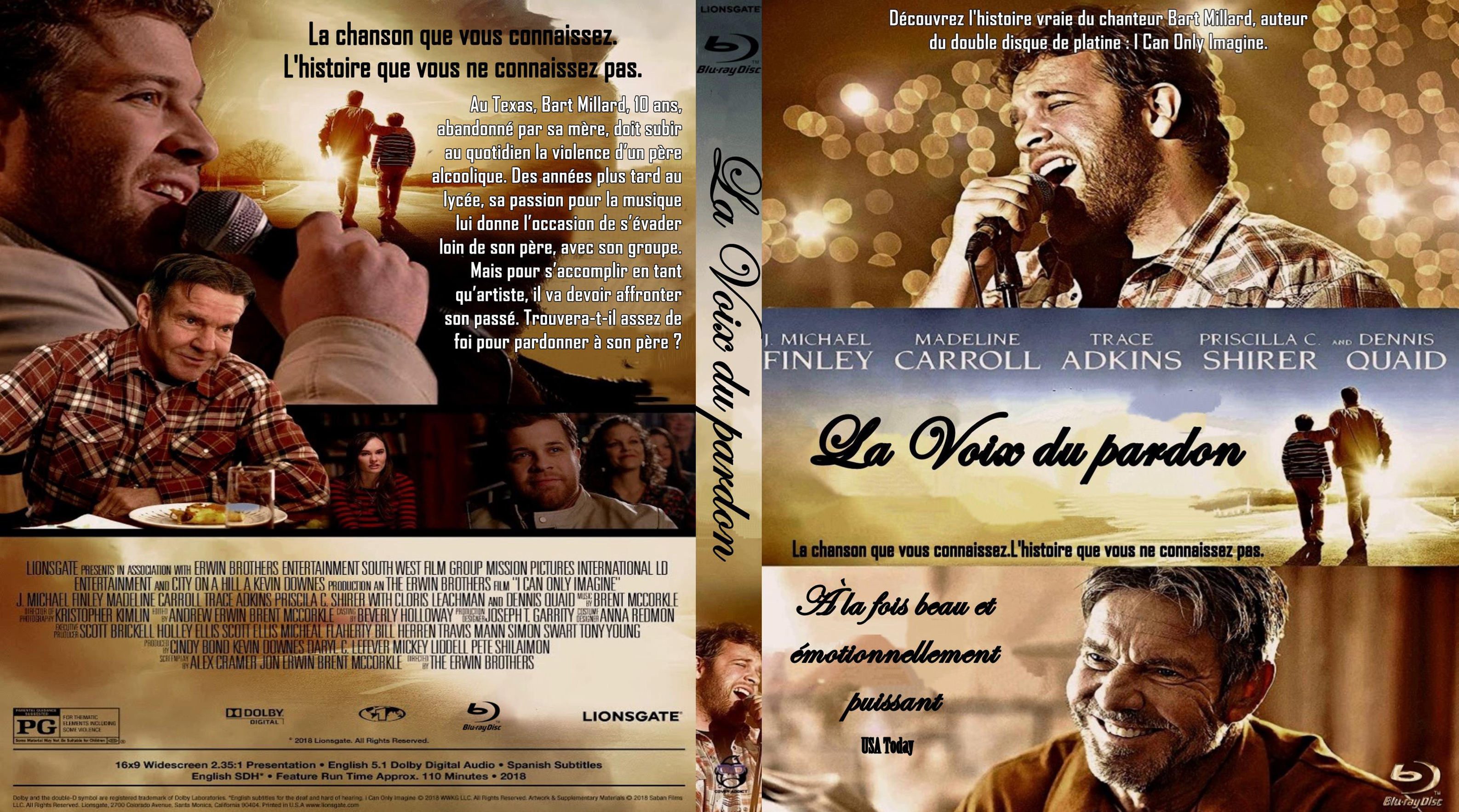 Jaquette DVD La voix du pardon custom (BLU-RAY)