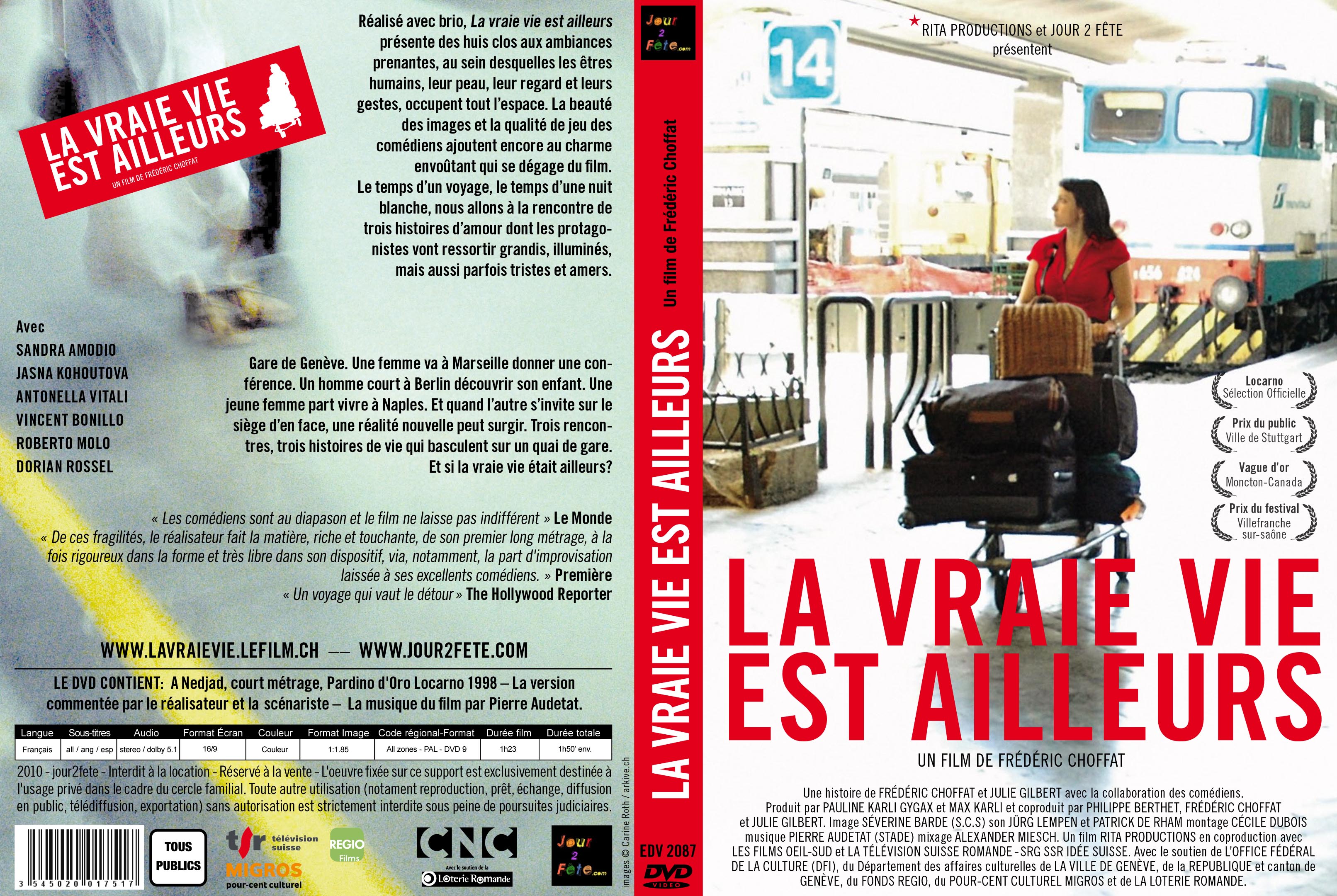 Jaquette DVD La vraie vie est ailleurs