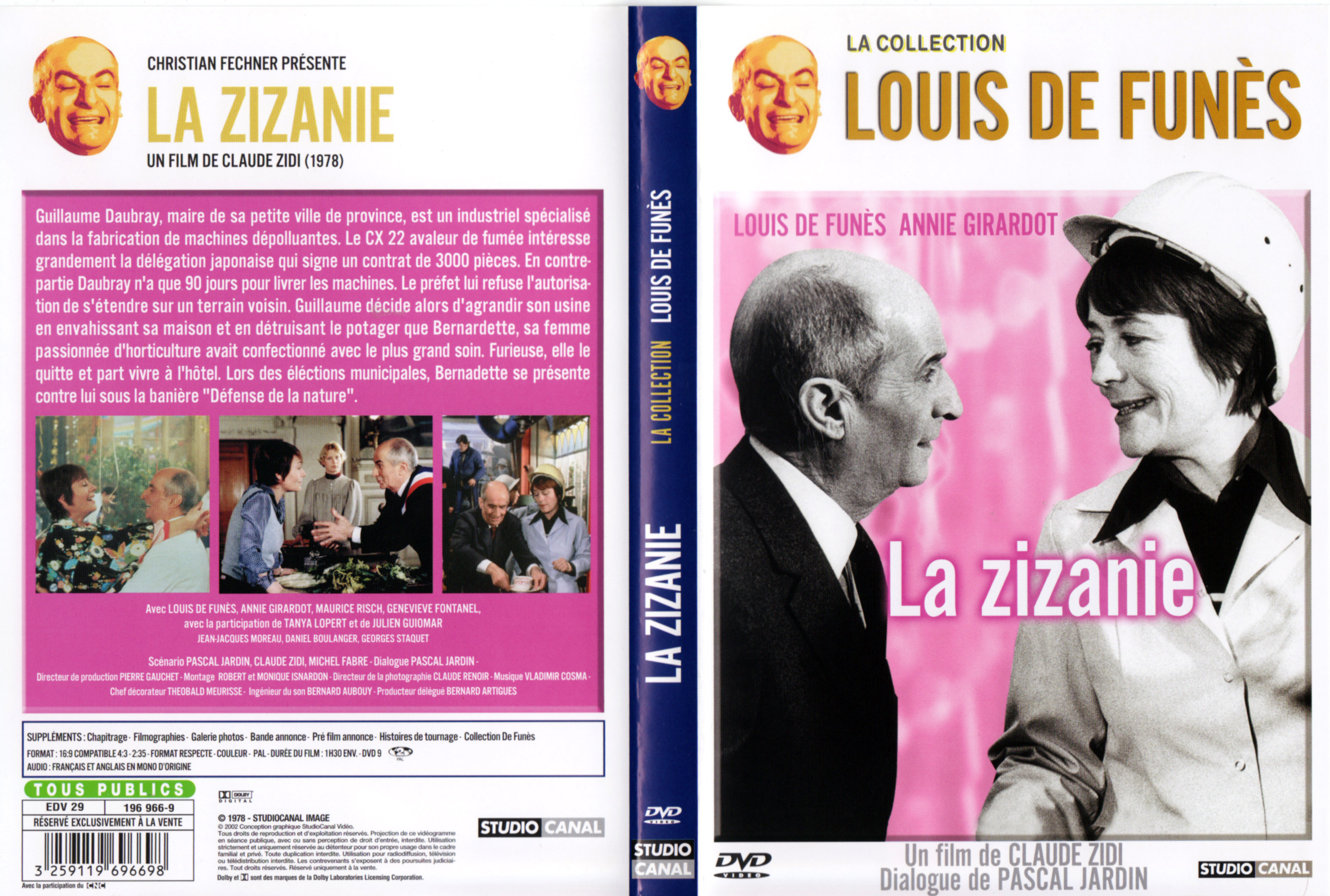 Jaquette DVD La zizanie v3