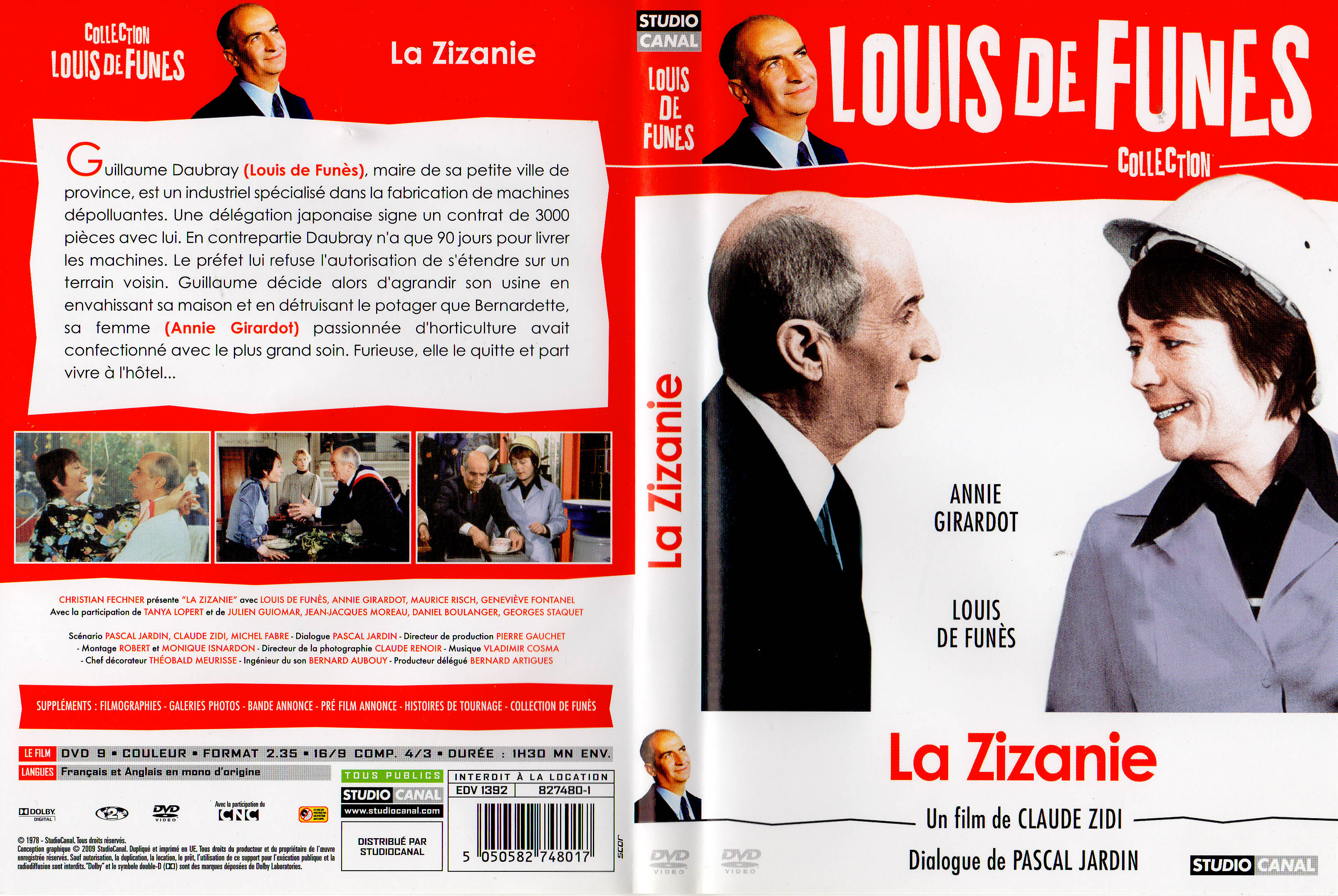 Jaquette DVD La zizanie v4