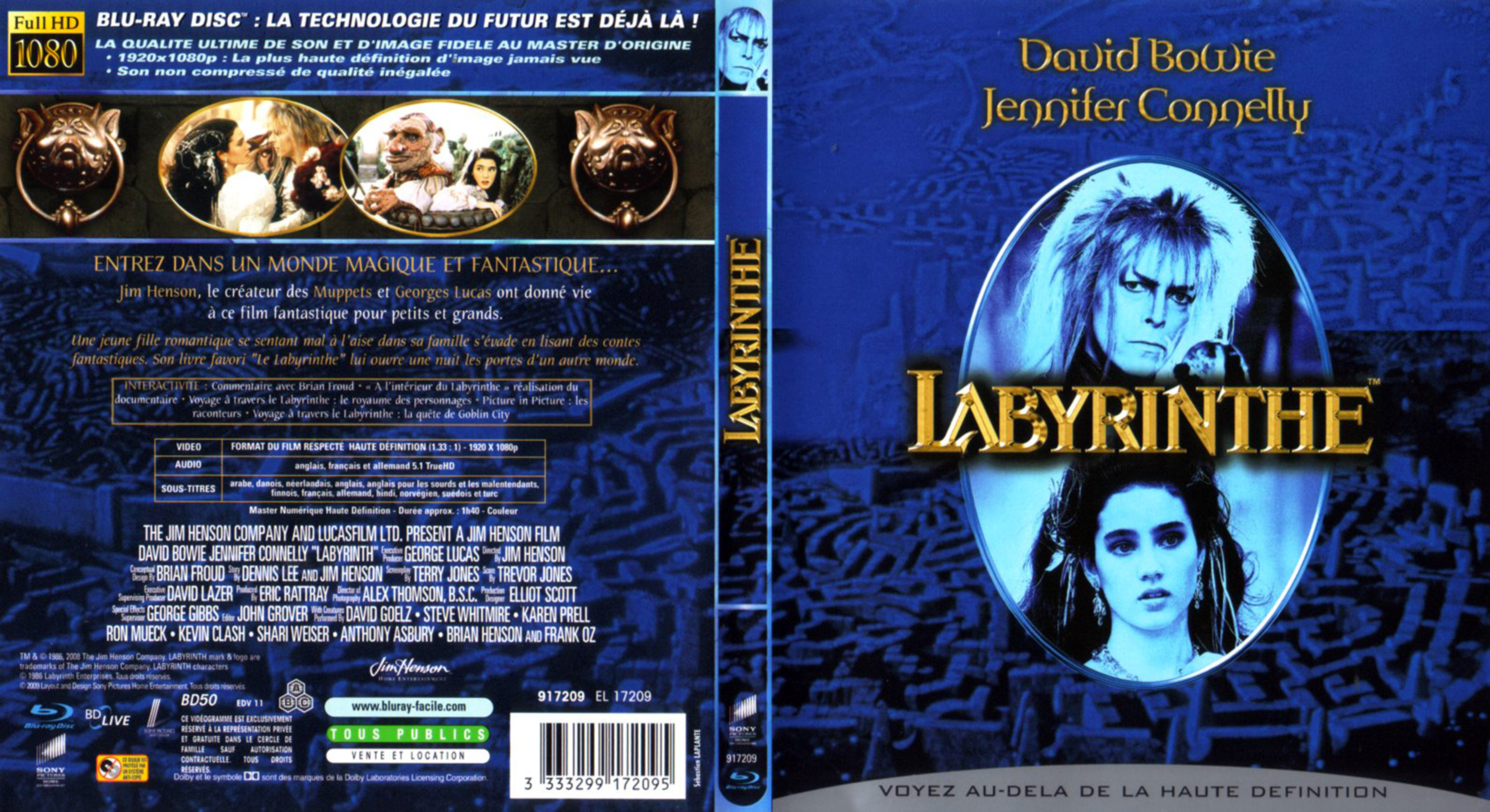 Jaquette DVD Labyrinthe (BLU-RAY)