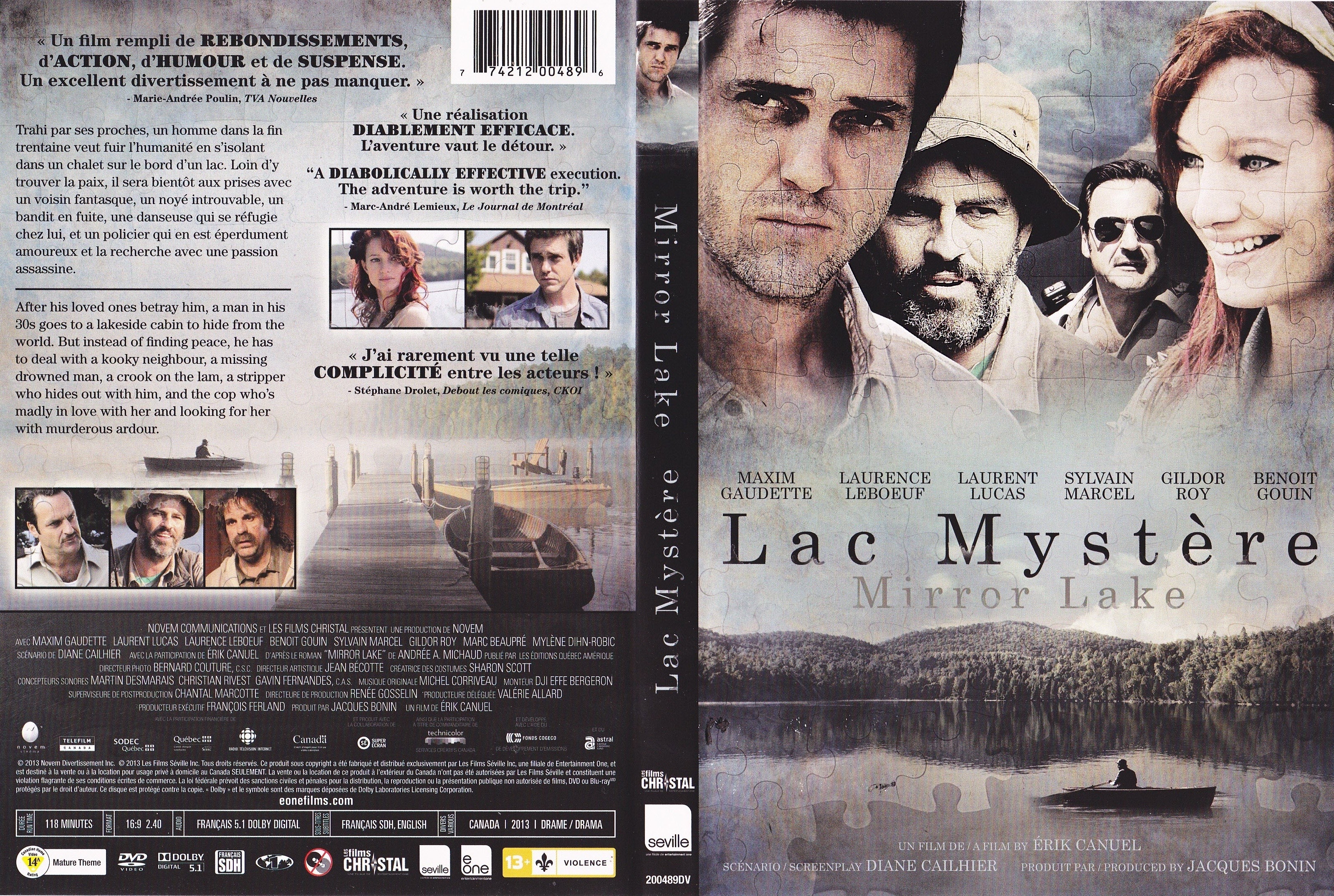 Jaquette DVD Lac mystere - mirror lake (Canadienne)